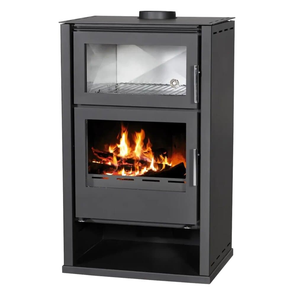 Victoria Kaminofen Modena F mit Backfach mit 11,53 kW