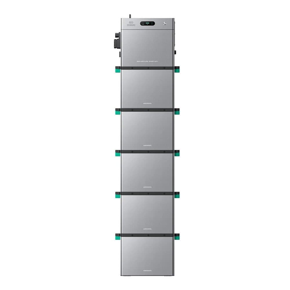 ZENDURE SuperCharged SolarFlow 2400 AC Plus Balkonkraftwerk Bidirektionaler AC Ausgang Bis 2400W Mit 5 AB3000L