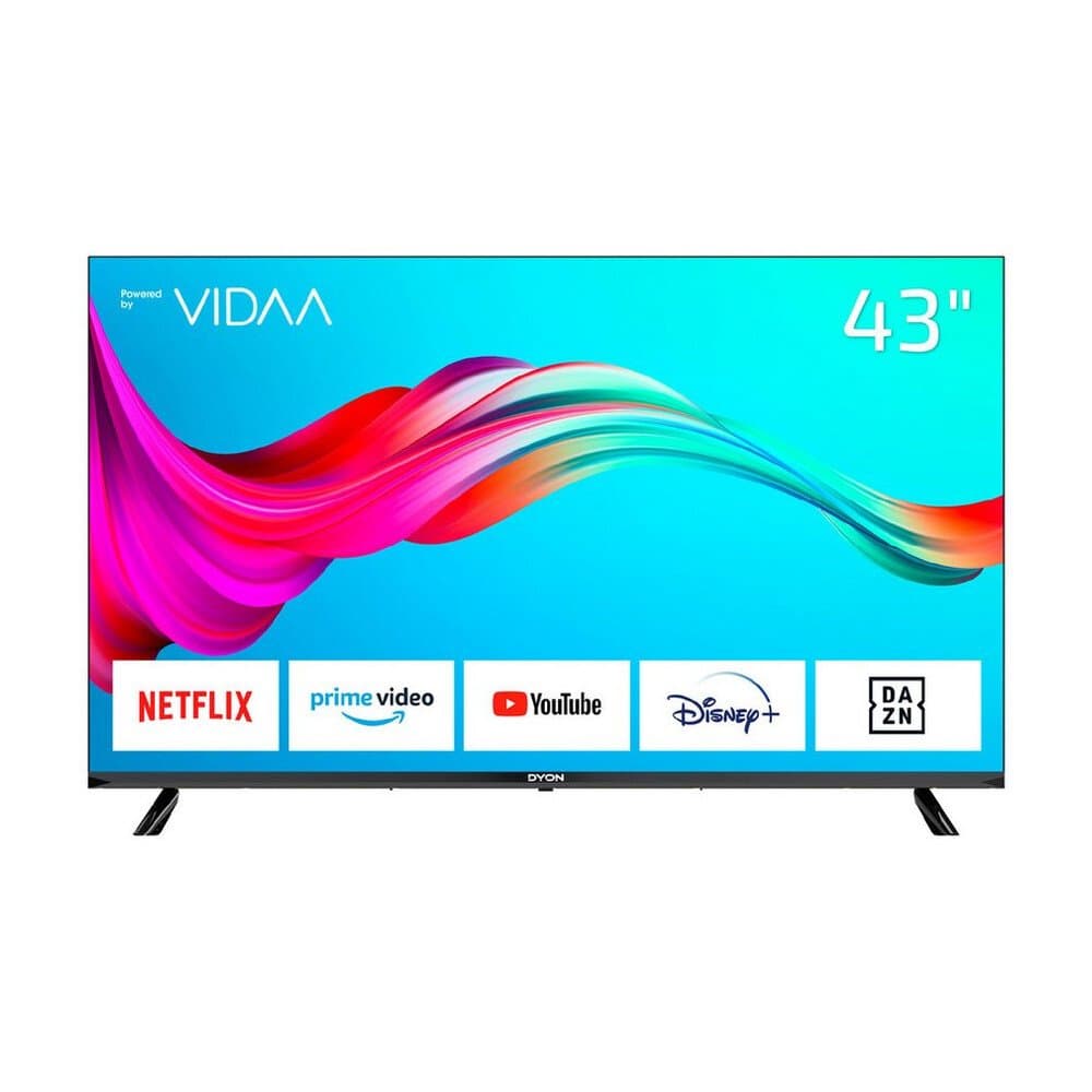 Dyon SMART 43 VX LED-Fernseher (108 cm/43 Zoll, Full HD, Smart-TV, 43" Full HD Smart TV, VIDAA OS, Triple Tuner, CI+, WLAN, Hotelmodus)