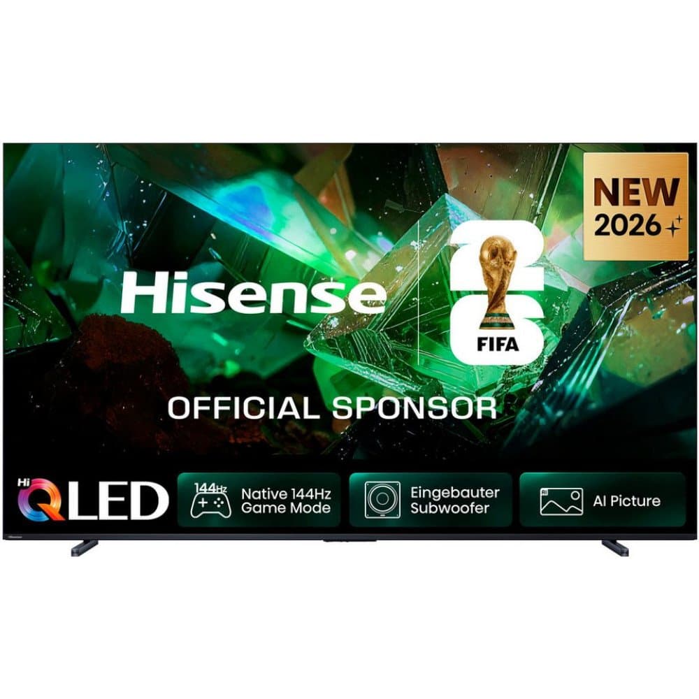 Hisense 100E7DS PRO QLED-Fernseher (253 cm/100 Zoll, 4K Ultra HD, Smart-TV)