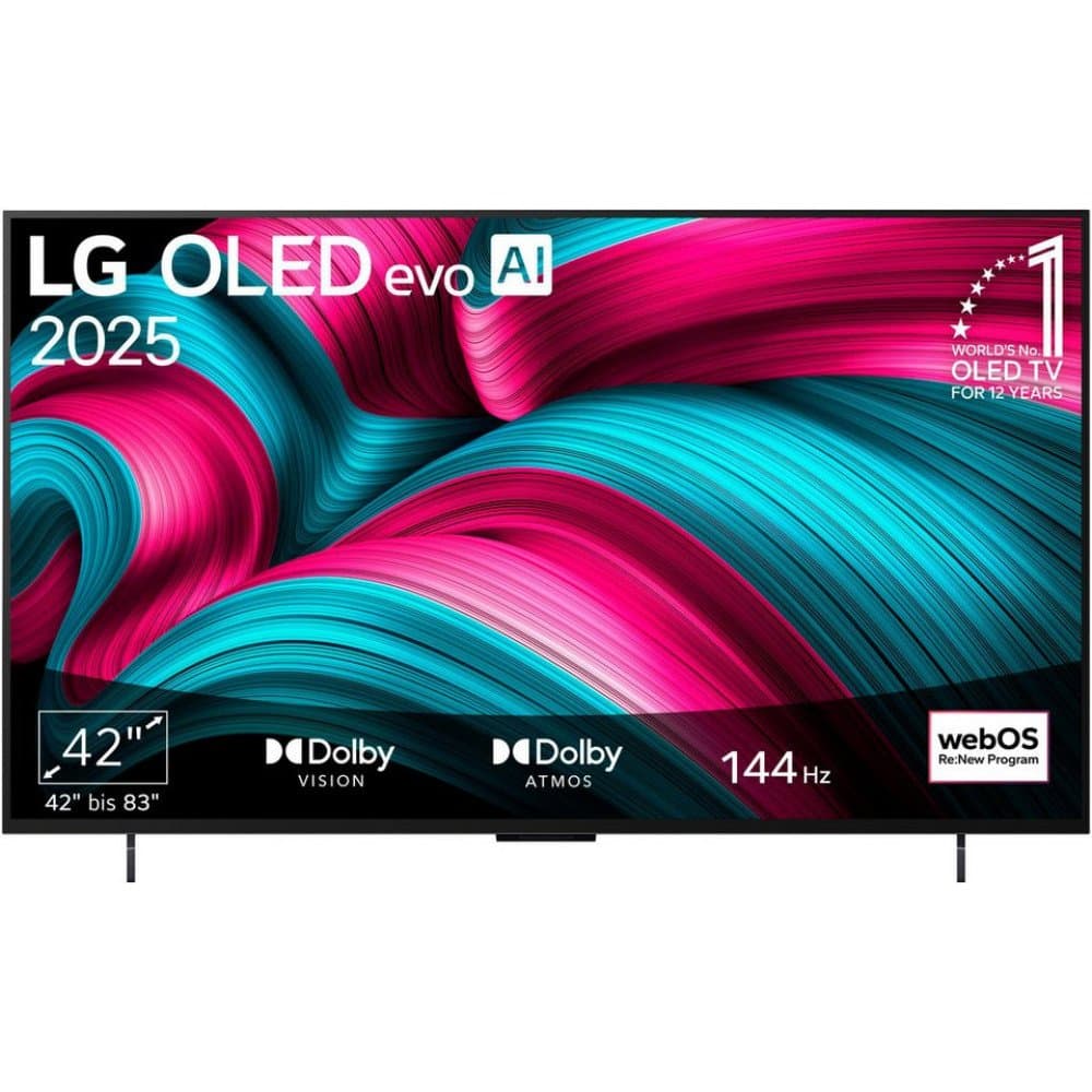 LG OLED42C5ELB OLED-Fernseher (106 cm/42 Zoll, 4K Ultra HD, Smart-TV)