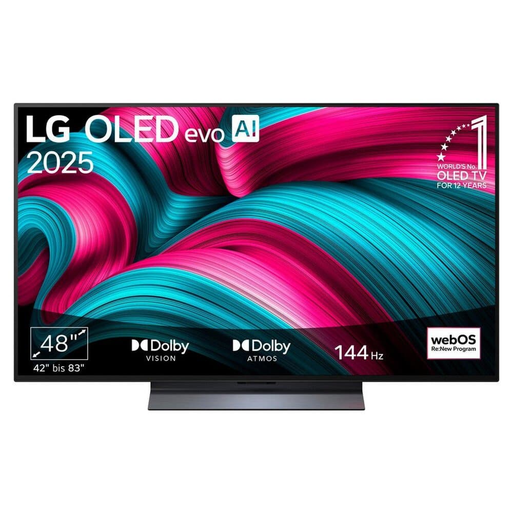 LG OLED48C5ELB OLED-Fernseher (121 cm/48 Zoll, 4K Ultra HD, Smart-TV)