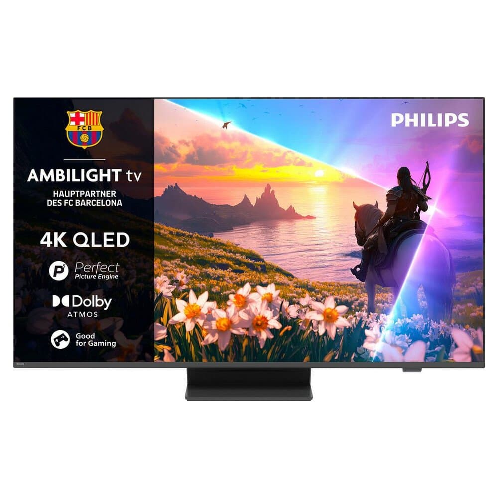 Philips 65PUS8600/12 QLED-Fernseher (164 cm/65 Zoll, 4K Ultra HD, Smart-TV, Ambilight, P5 Perfect Picture Engine, HDR10+ kompatibel, Dolby Atmos)