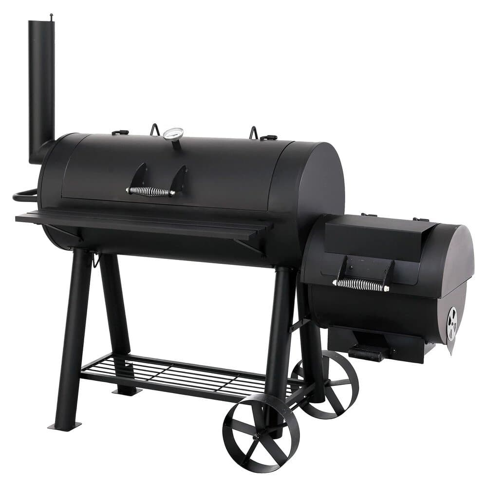 tepro Smoker Milwaukee Holzkohlengrill 171 x 151 x 78,5 cm (B x H x T) Schwarz