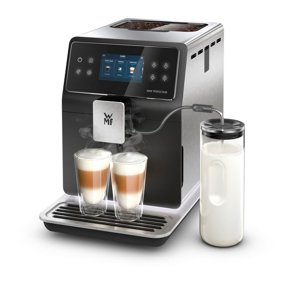 WMF Kaffeevollautomat Perfection 860L CP853D15, intuitive Benutzeroberfläche, perfekter Milchschaum, selbstreinigend
