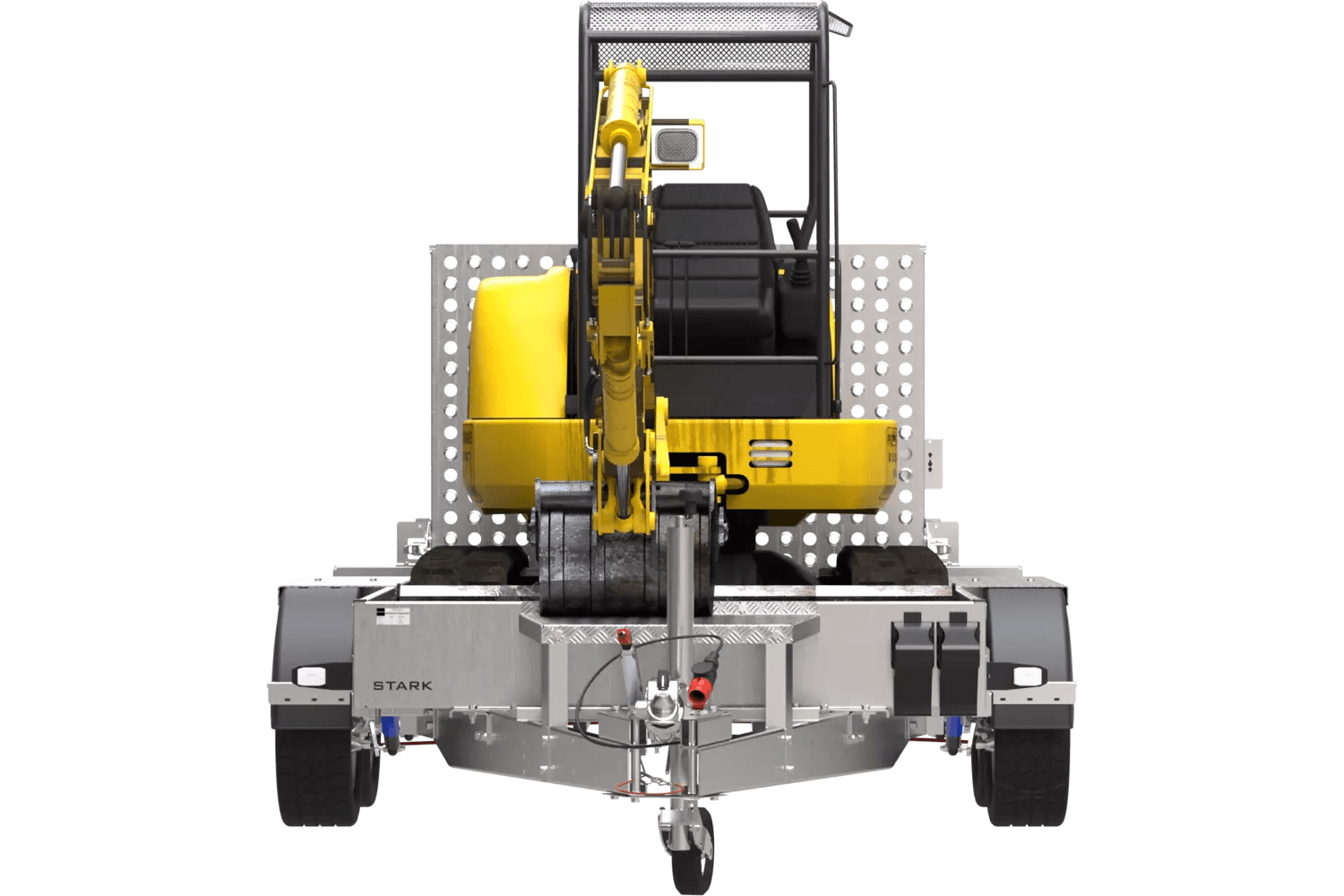 Schwerer Doppelachsanhänger 3500 KG STARK 3 300