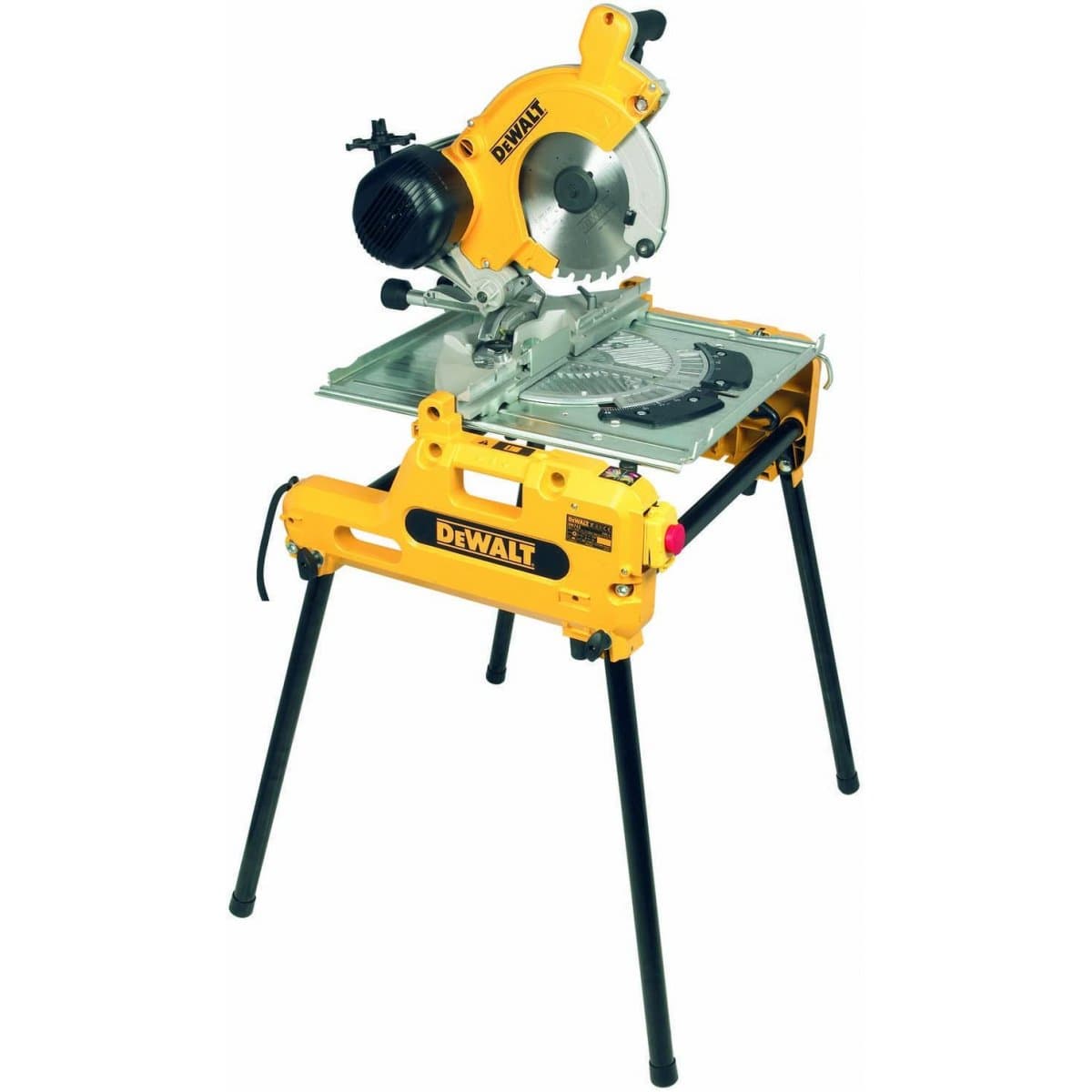 Fachhandels-QualitĂ€t DeWALT 2000W Ă250mm Tisch- und GehrungssĂ€ge mit Wendefunktion -DW743N