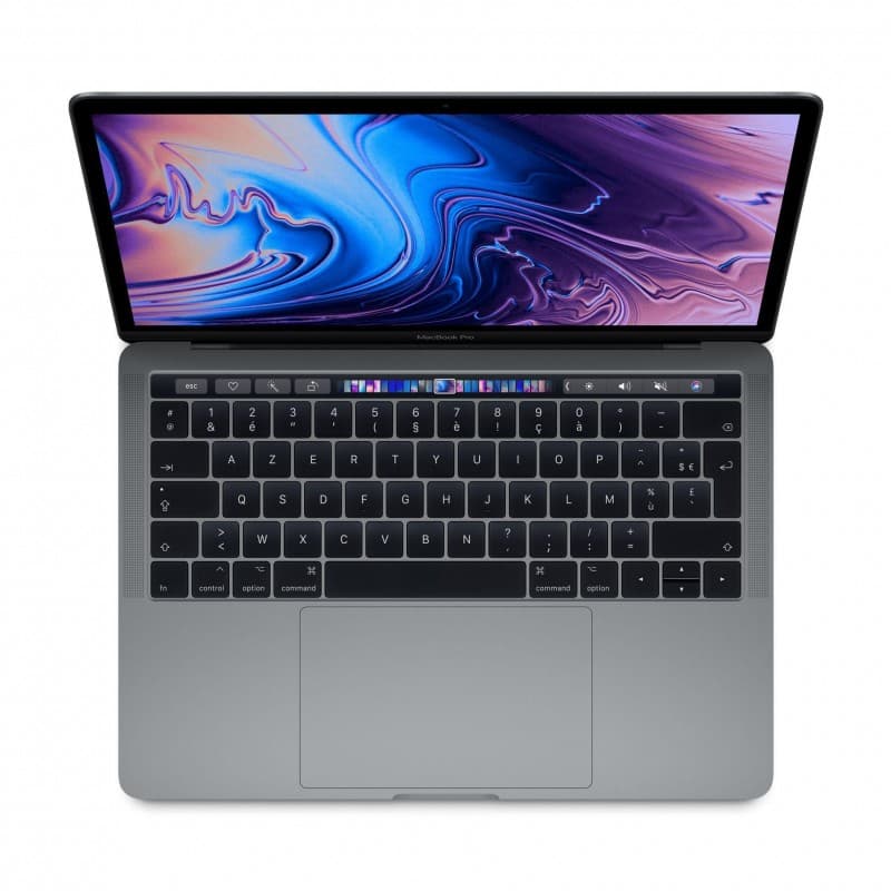 MacBook Pro Touch Bar 13" Retina (Mi-2017) - Core i7 3,5 GHz - SSD 512 Go - 16 Go AZERTY - Français Correct Argent