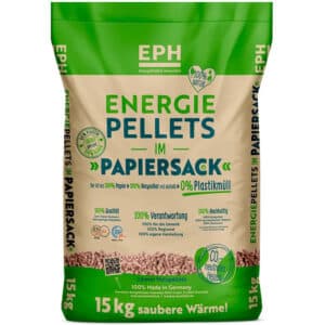 EPH-HOLZPELLETS IN PAPIERBEUTEL, ENPLUSA1, 65 x 15-KG-PALETTE