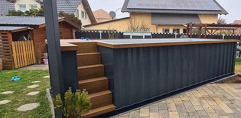 Contenedor piscina premium
