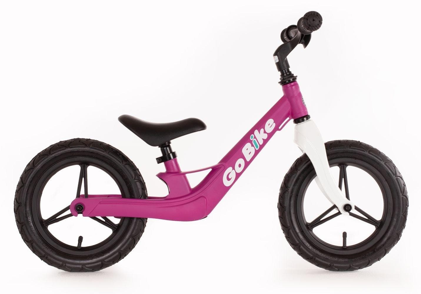Bachtenkirch Lernlaufrad Go Bike, 12" matt-lila/weiß