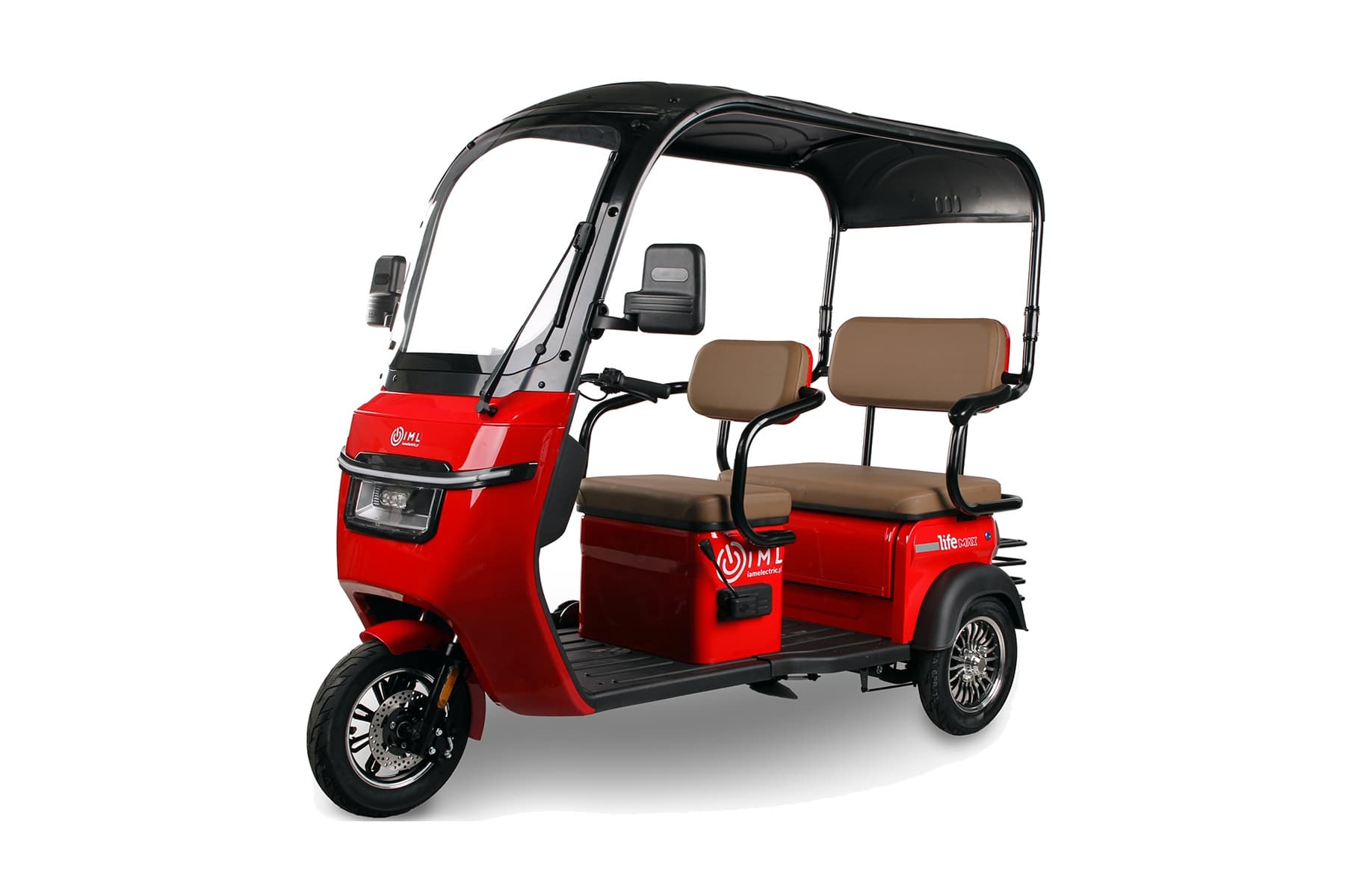 BoBa Elektromobil für 2 Personen, 3 Räder, stabil, 2500 Watt