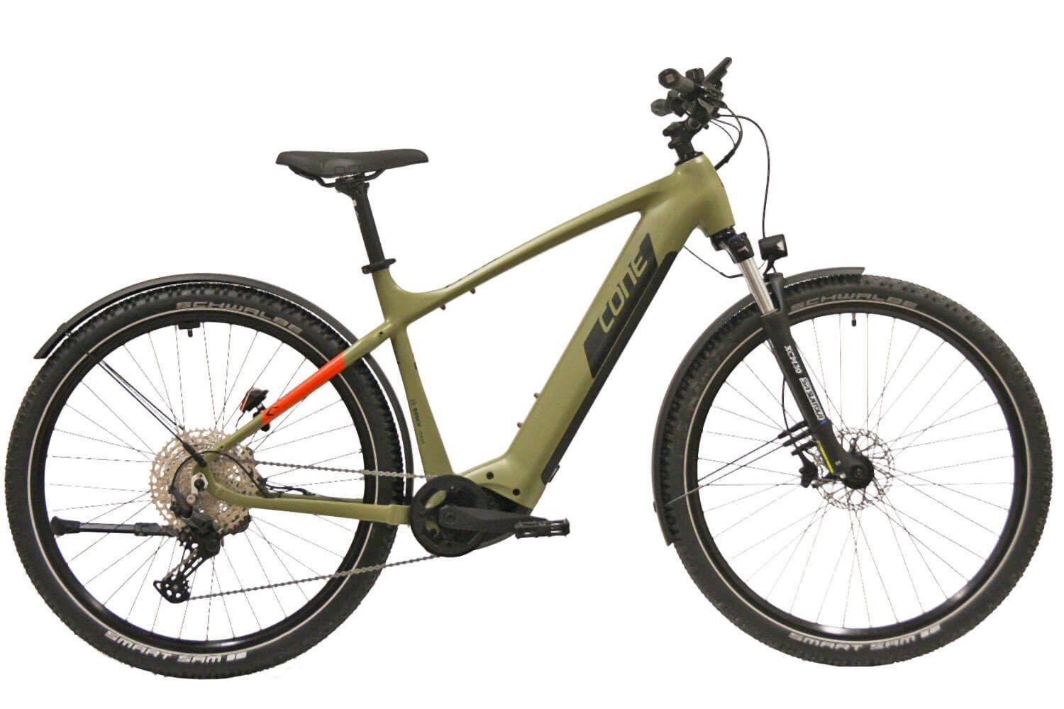 CONE eCross IN 3.0 Gent 625Wh Khaki-Schwarz Matt