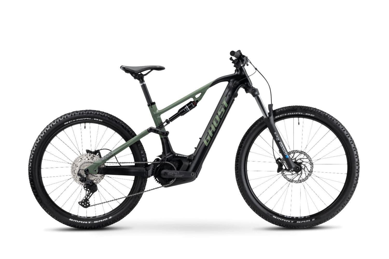 Ghost E-ASX 130 Essential black/light kaki - matt