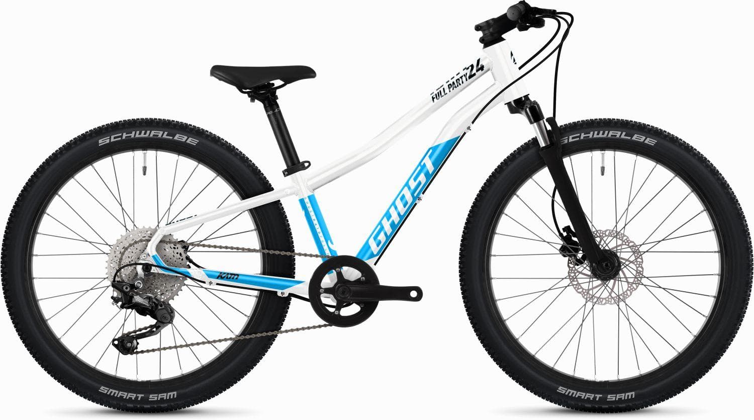 Ghost Kato 24 Full Party pearl white/bright blue - glossy