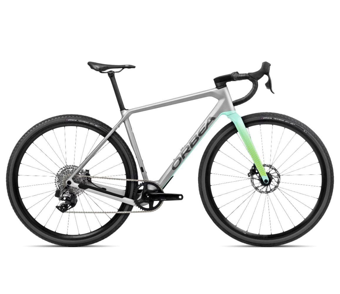 Orbea TERRA M31eTEAM 1X Stone Silver-Ice Green