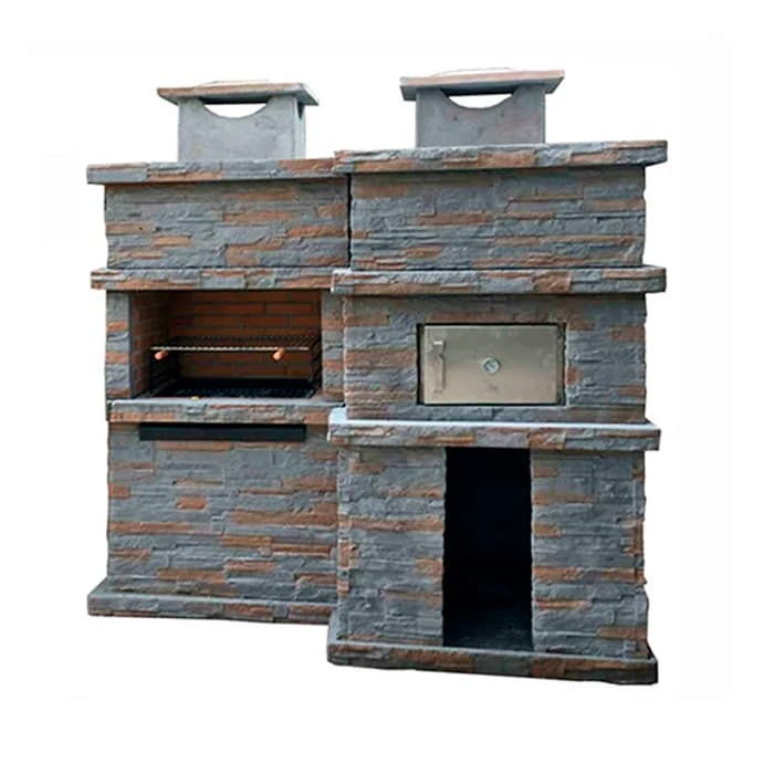 Barbecue fixe en pierre avec four PR4730F