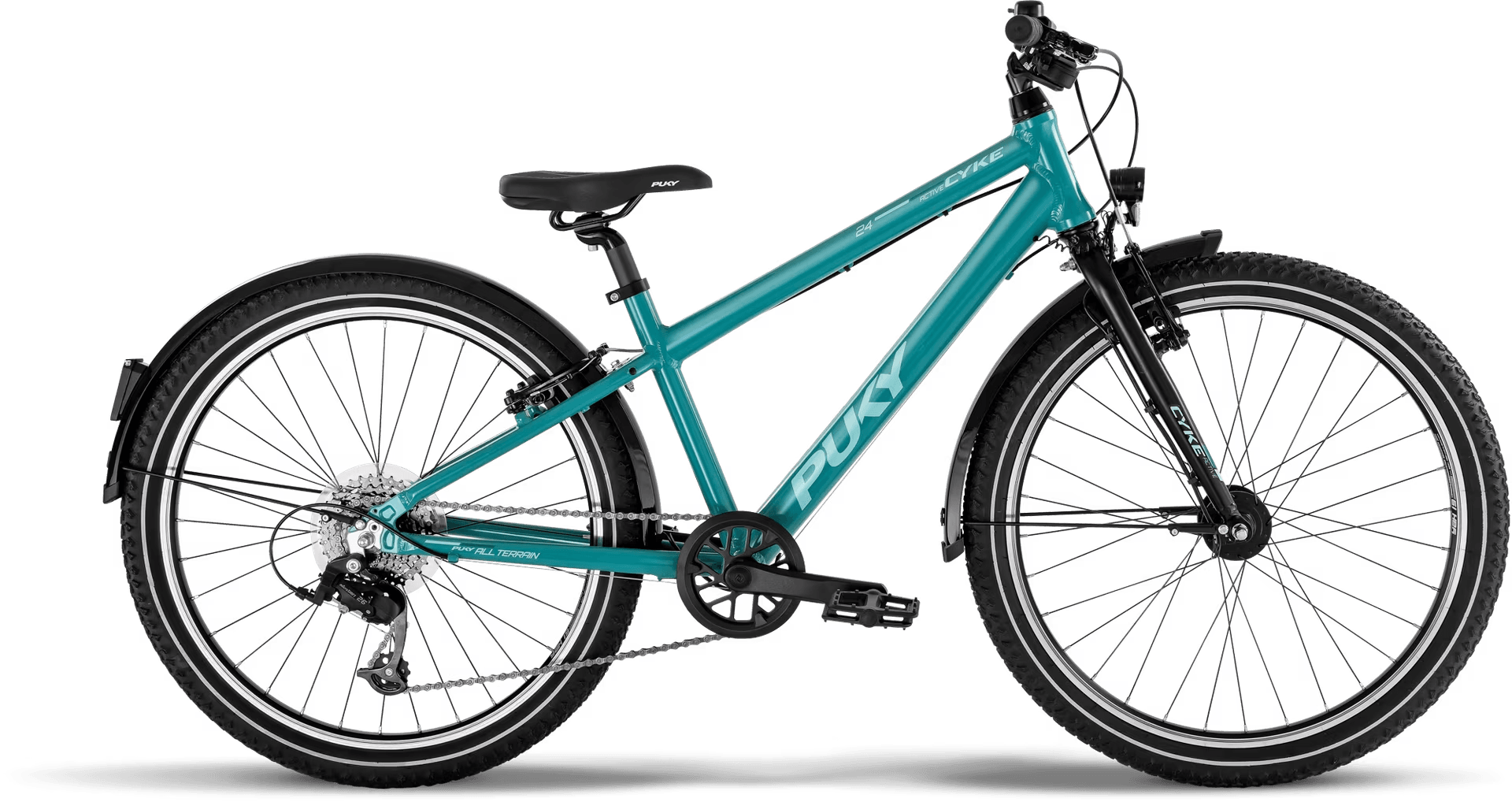 PUKY CYKE 24-8 ACTIVE turquoise/zwart (2025)