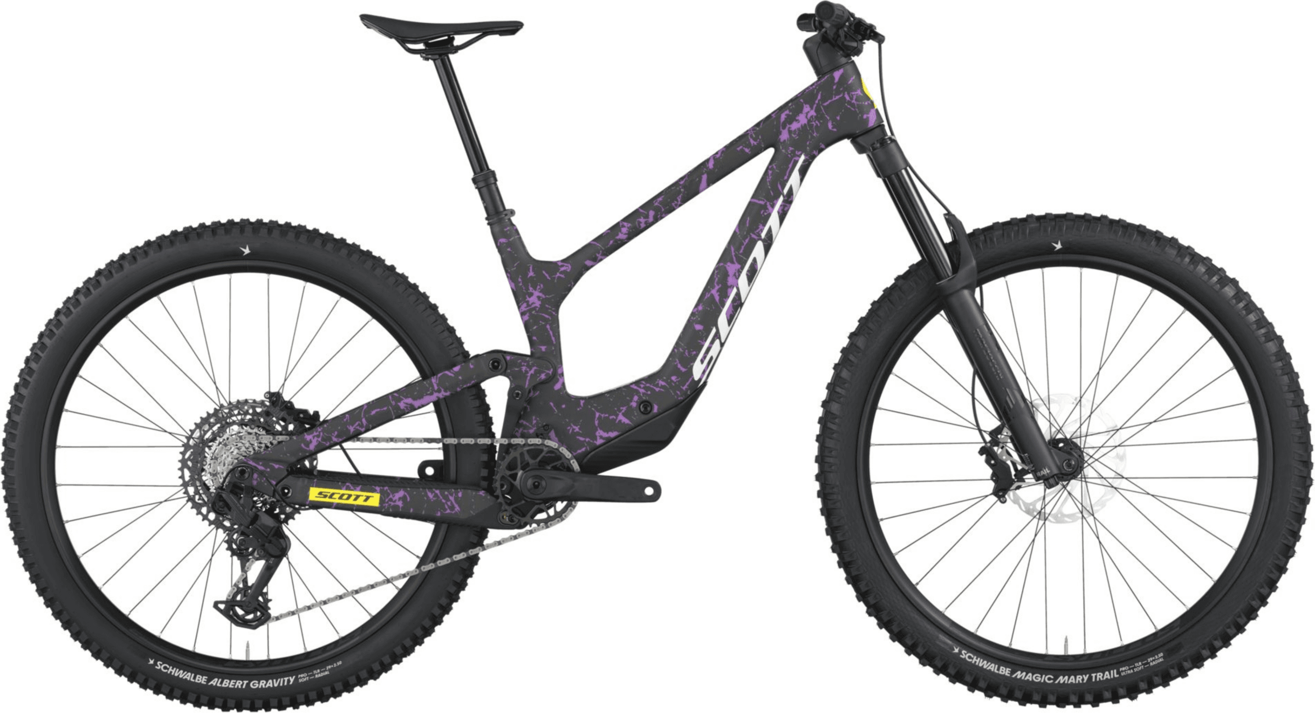 Scott Ransom 920 carbon zwart/crackle paars