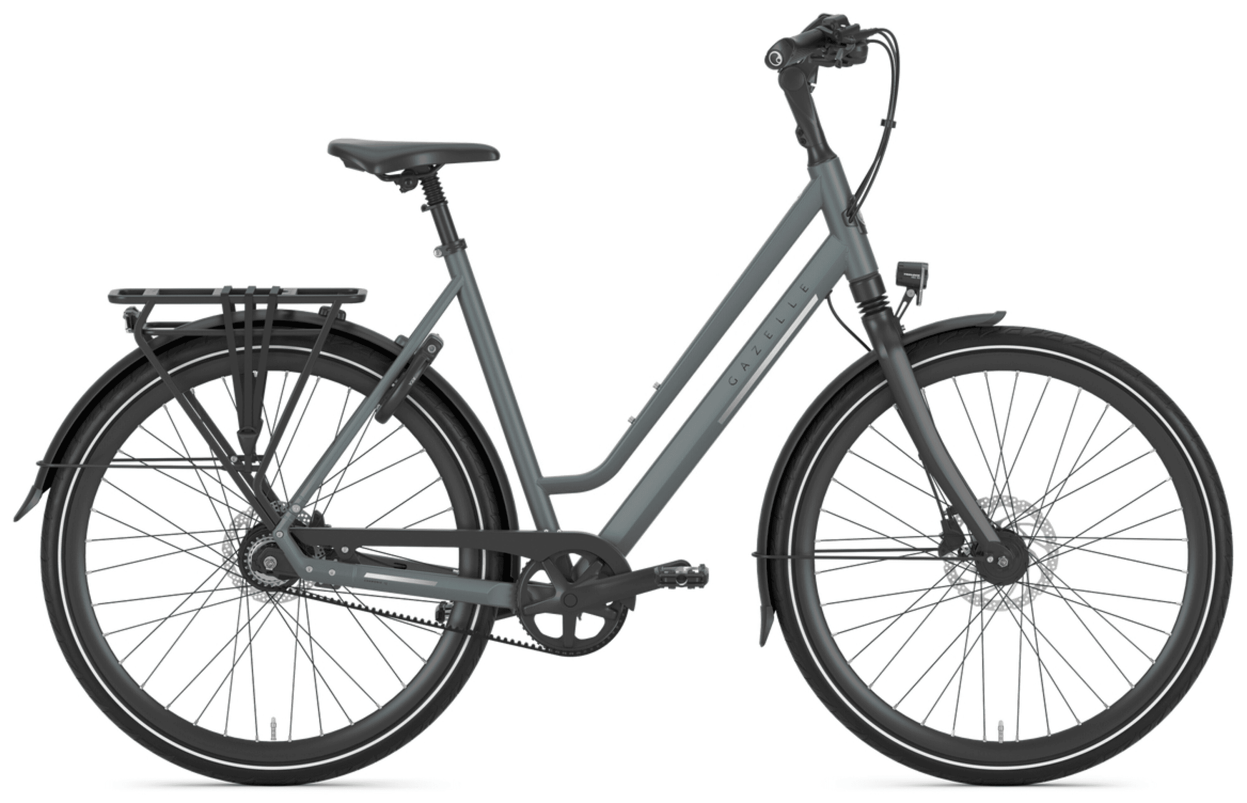 Gazelle Chamonix S8 Curve petrol blauw mat