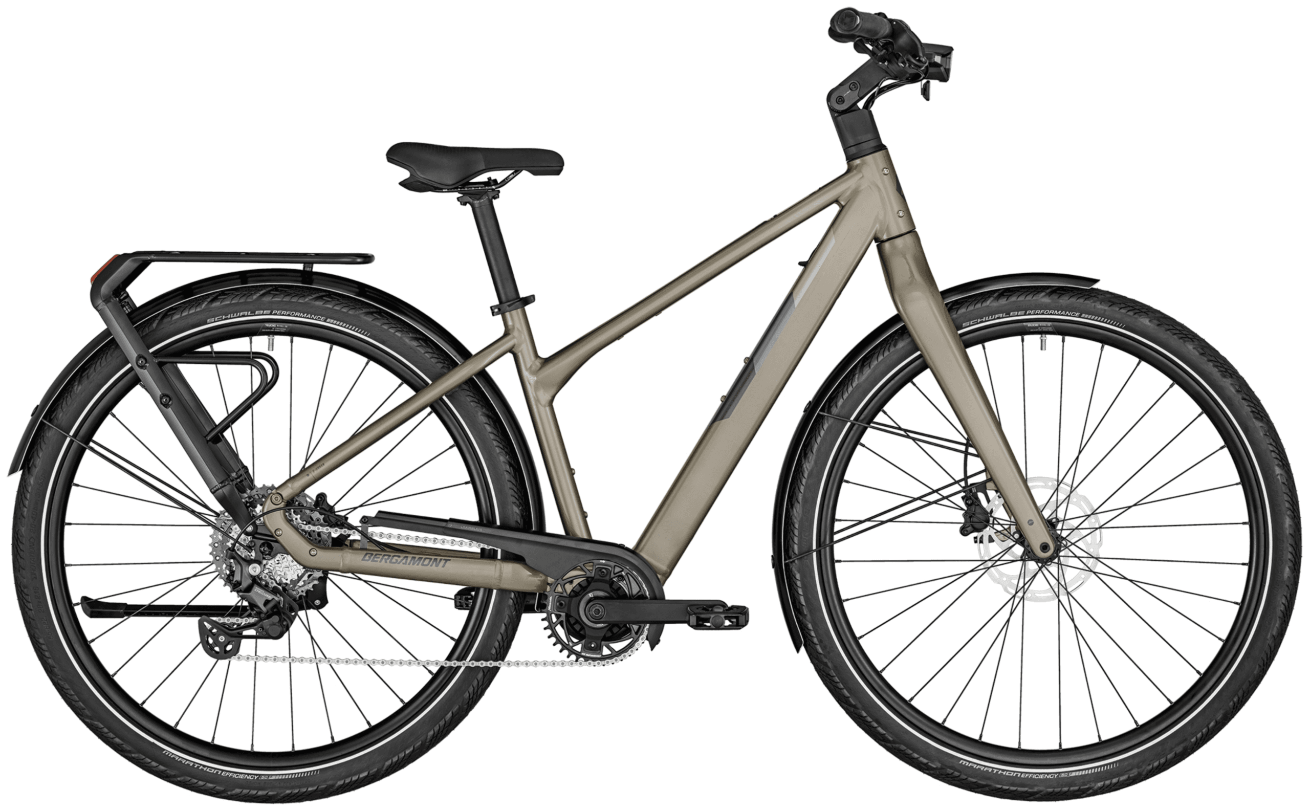 Bergamont E-Vitess Sport Lady Dames 360 shiny taupe brown