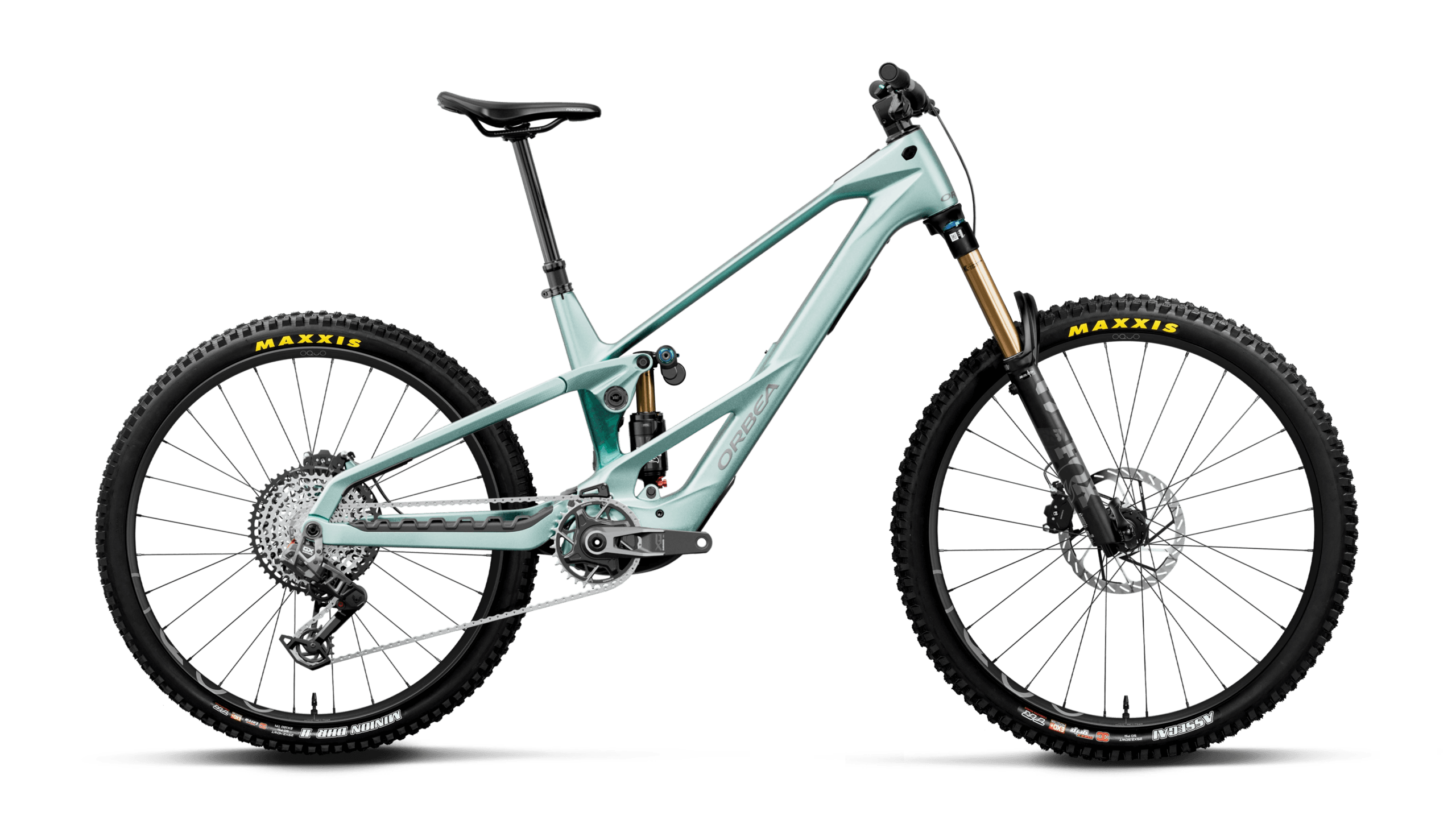 Orbea WILD LT M-TEAM RS MULLET Smooth Silver (Mat) - Escape Green C. View (Glans)