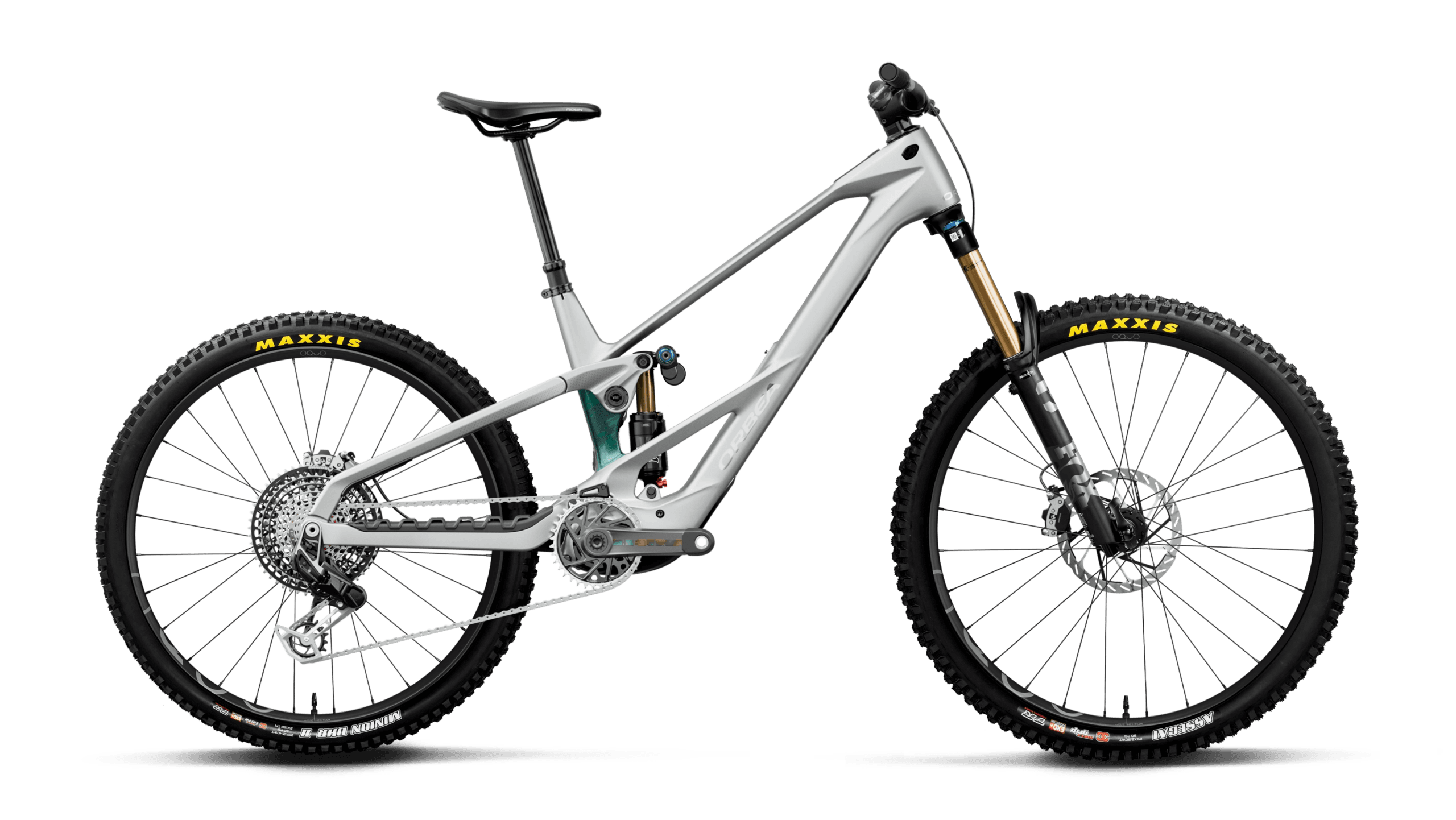 Orbea WILD LT M-LTD RS MULLET Smooth Silver (Mat) - Escape Green C. View (Glanz)