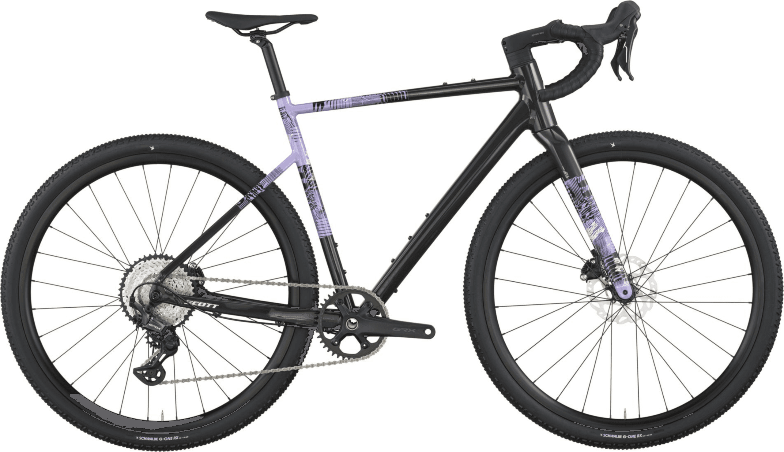 Scott Speedster Gravel 10 carbon zwart/tulp paars