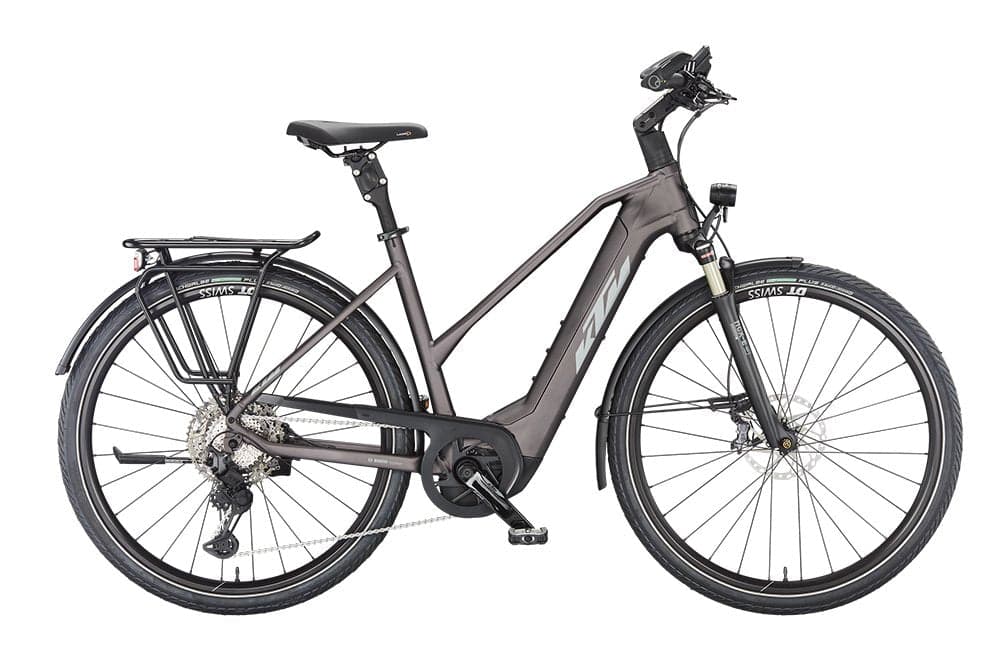 KTM MACINA STYLE 710 Trapez 750 vlierbes mat (grijs+oranje)