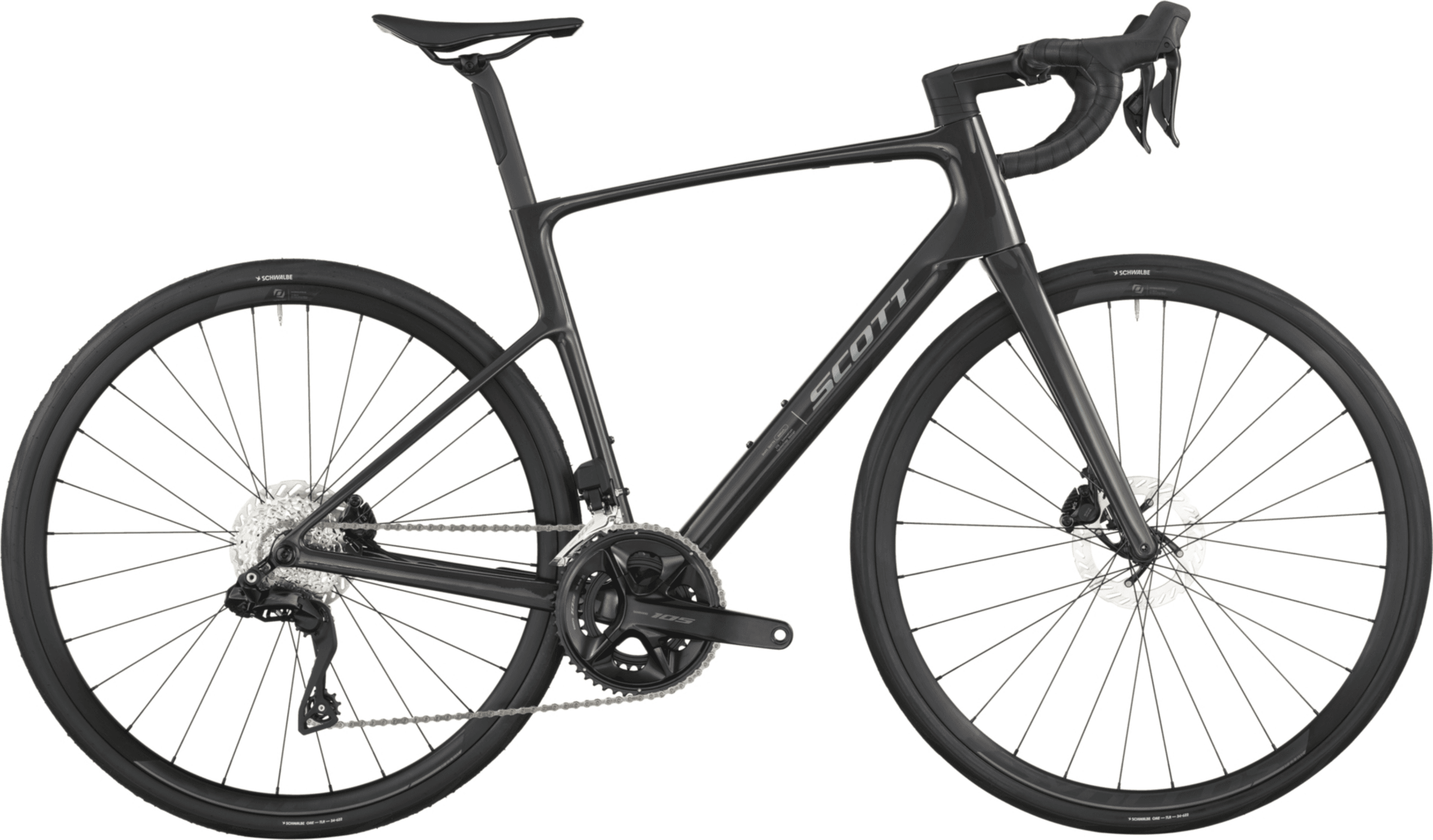 Scott Addict 40 carbon zwart