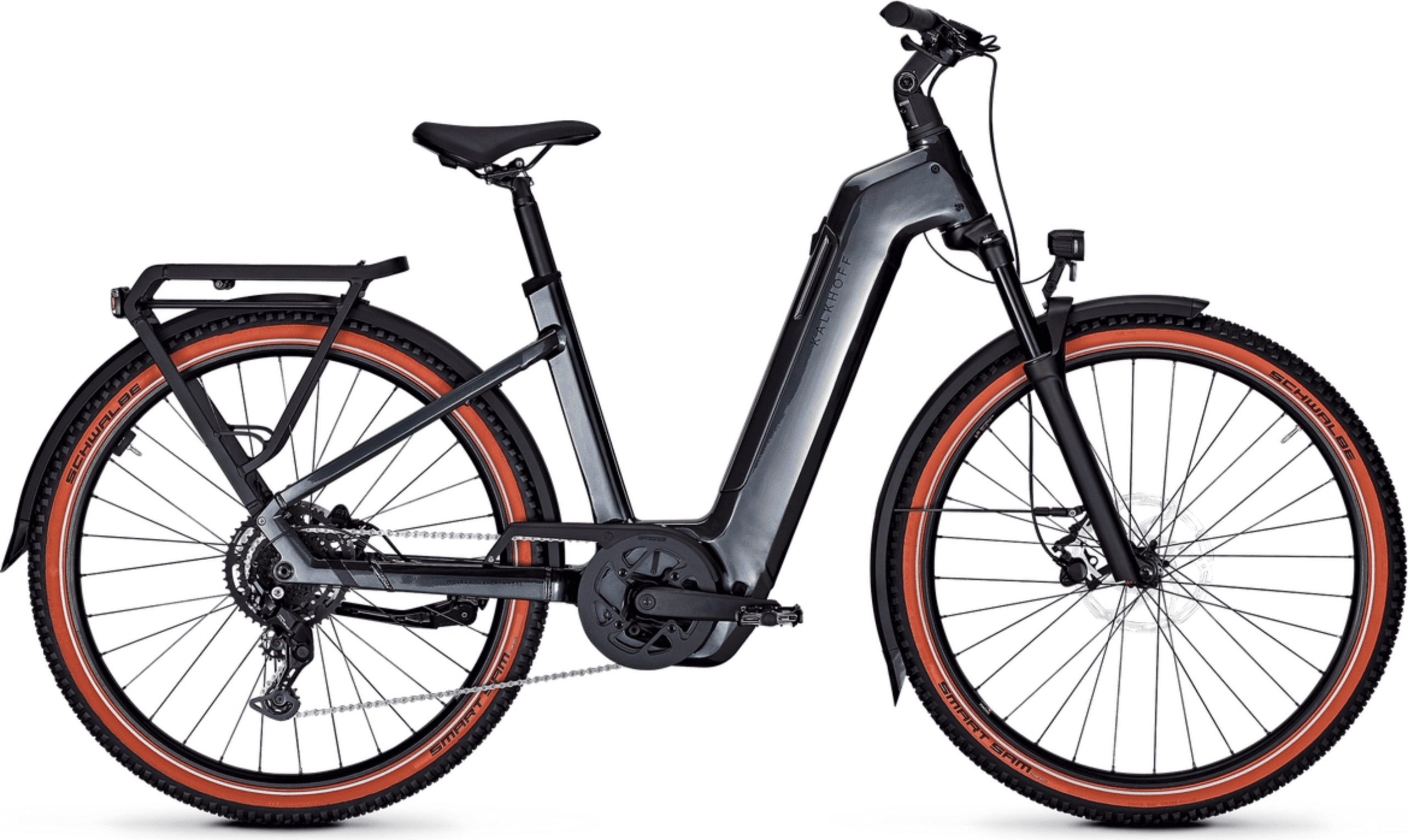 Kalkhoff ENTICE 5 SEASON|2 Wave 800 diamondblack glanzend