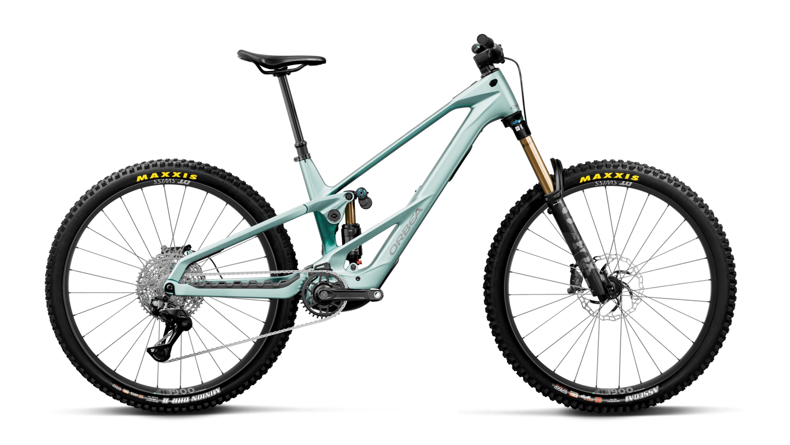 Orbea WILD LT M10 Smooth Silver (Mat) - Escape Green C. View (Glans)
