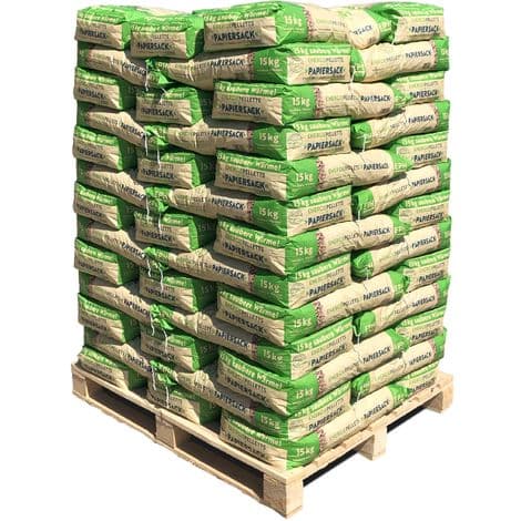 Holzpellets im Papiersack EPH, 65 x 15kg – 975 kg