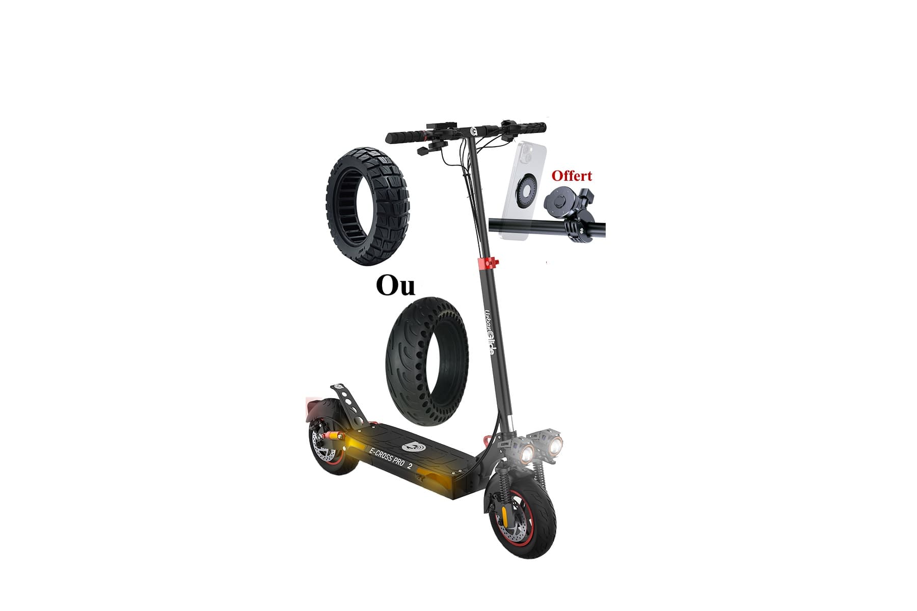 patinete eléctrico 48V 800*2W Urbanglide E-Cross Pro 2×2