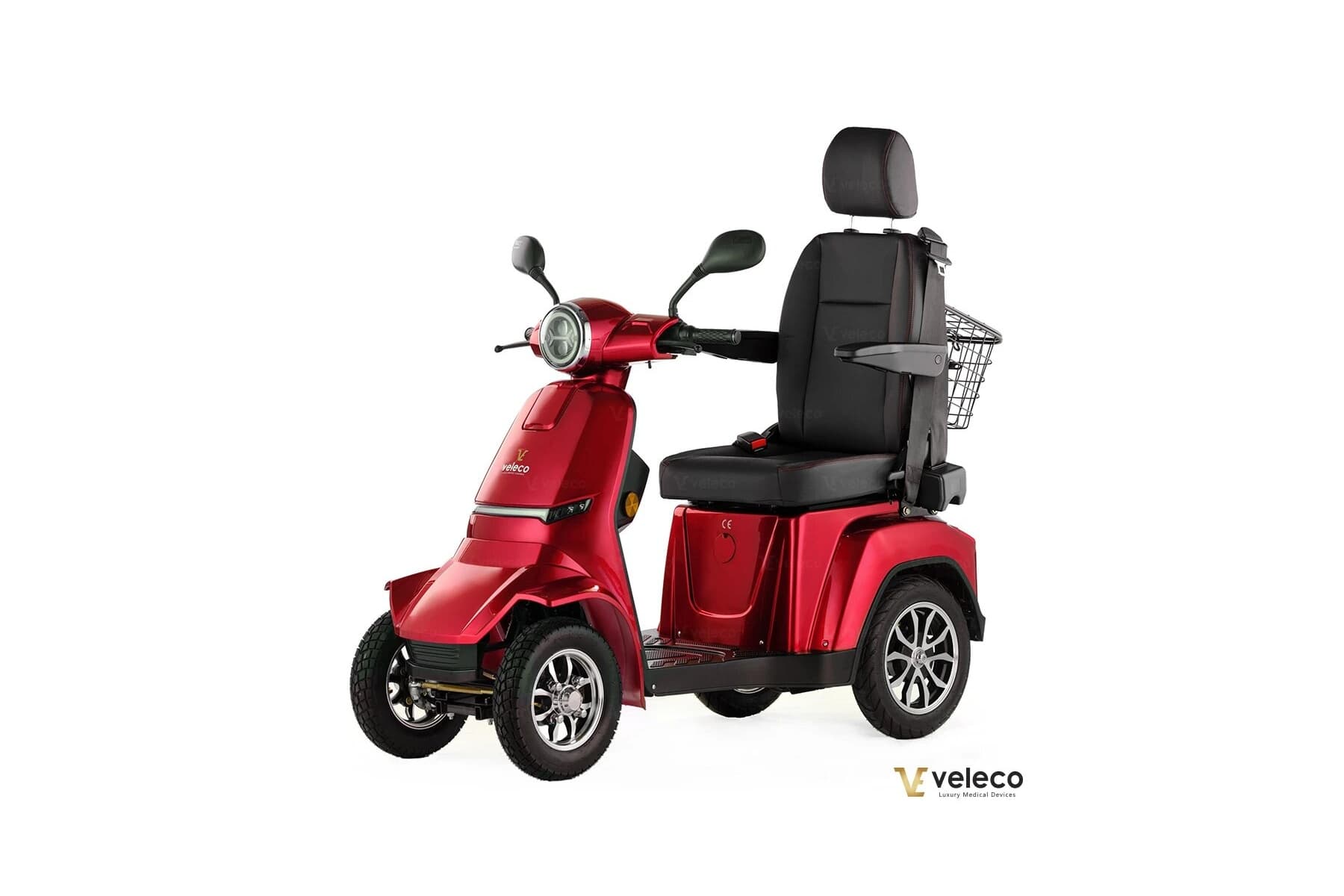 Veleco Gravis scooter para personas con movilidad reducida mayores y discapacitados con asiento cómodo con respaldo