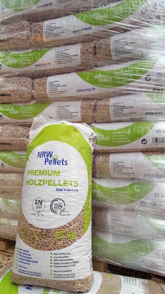 NRW Pellets - Holzpellets Sackware - 990 kg auf Palette