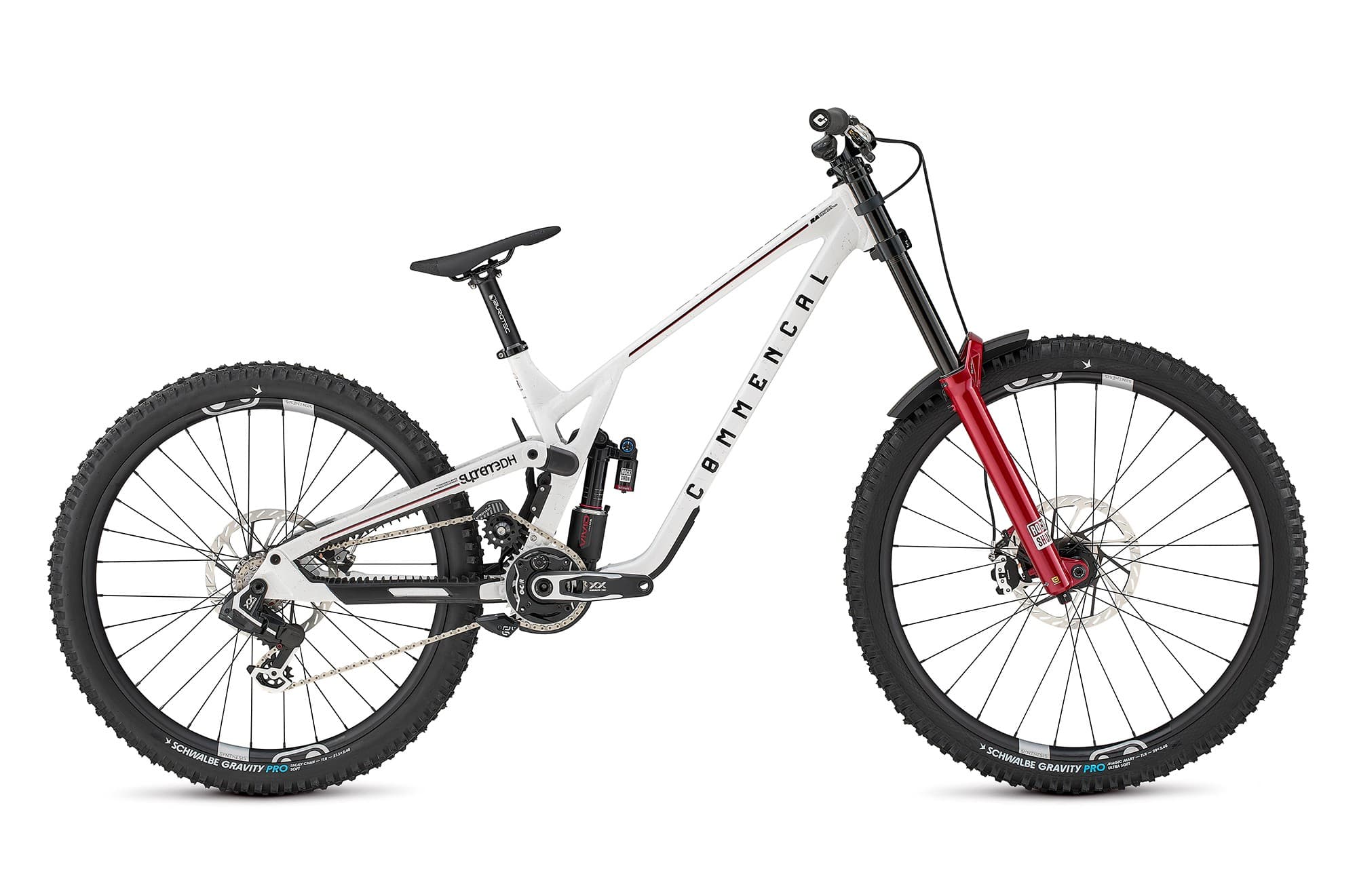 bicicleta COMMENCAL SUPREME DH V5.2 TEAM REPLICA PURE WHITE 2027 - S
