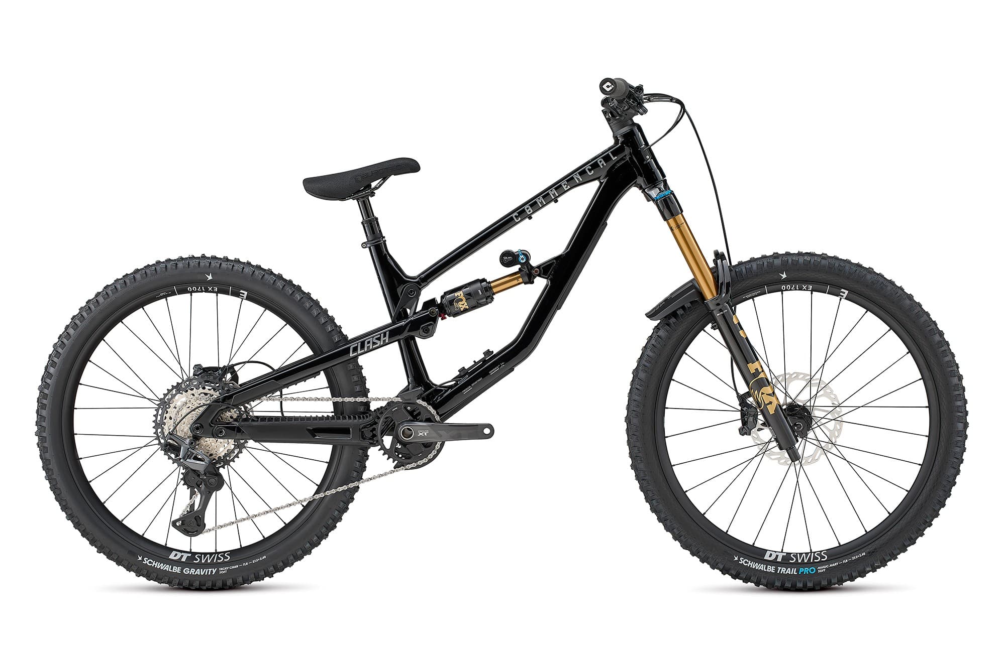 BICICLETA DE DOBLE SUSPENSIÓN COMMENCAL CLASH V3 SIGNATURE PURE BLACK 2027 - S