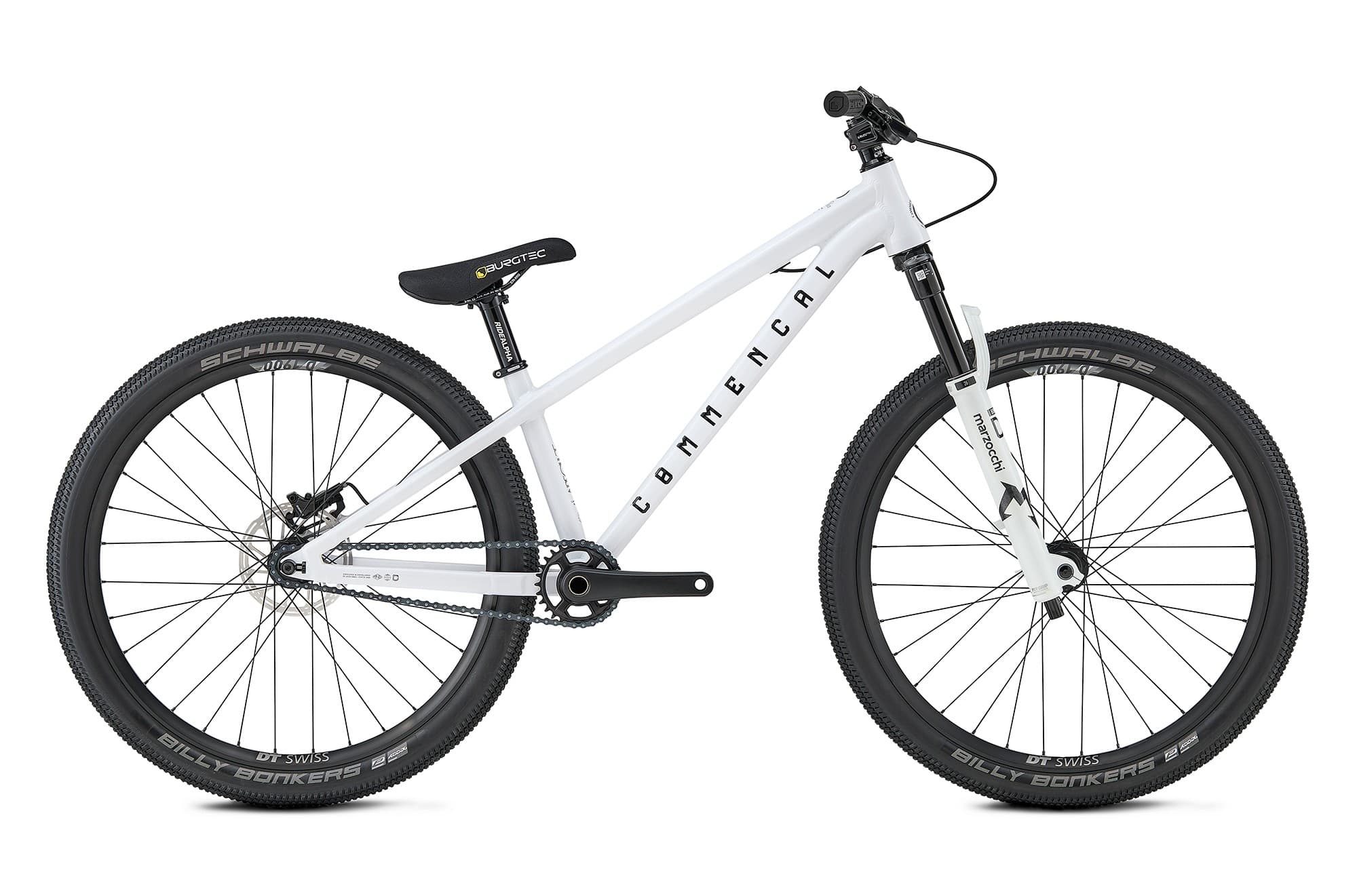 BICICLETA DIRT COMMENCAL ABSOLUT BOMBER PURE WHITE 2026 - Standard