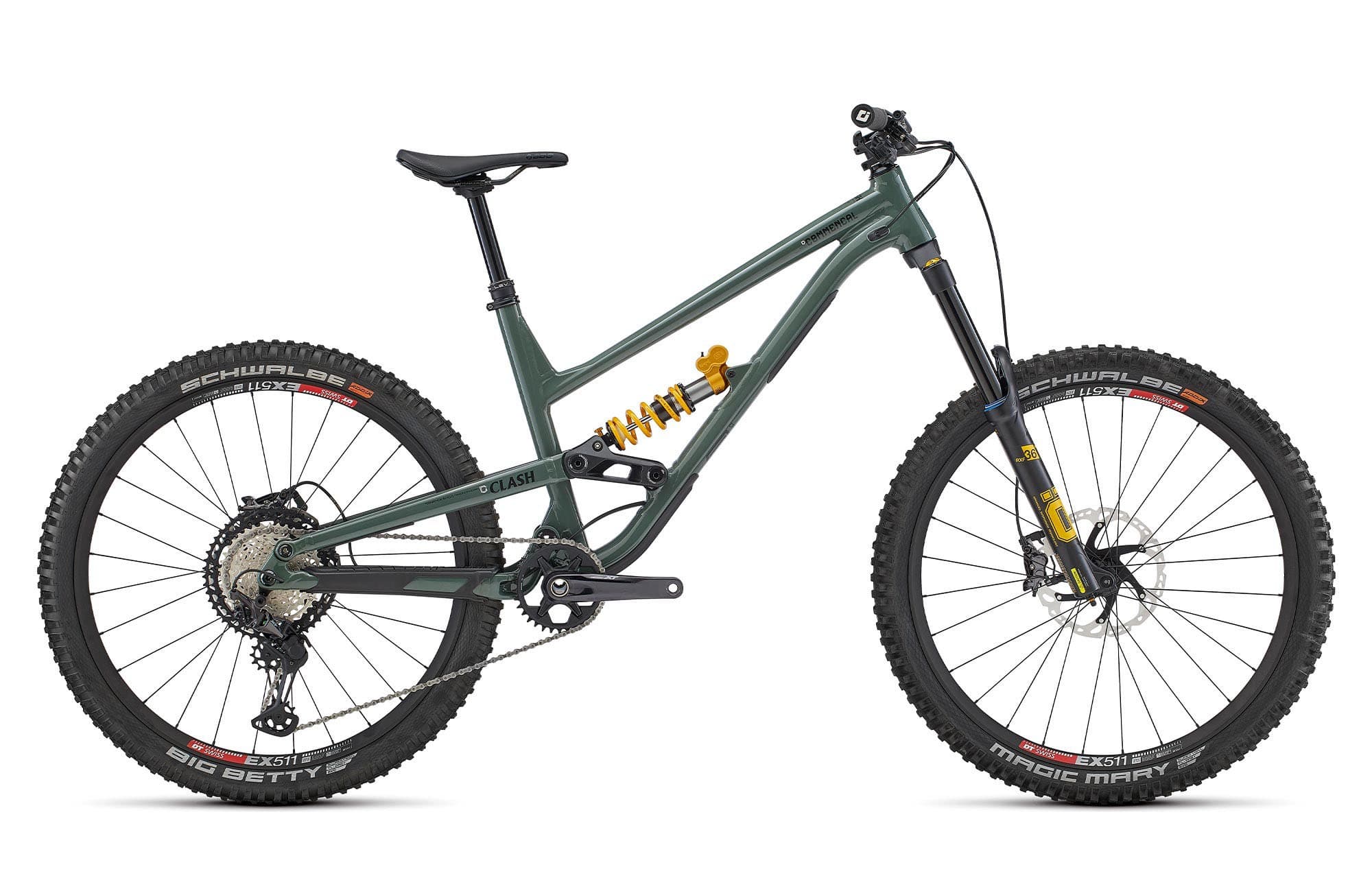 BICICLETA DOBLE SUSPENSIÓN Commencal CLASH OHLINS EDITION KESWICK GREEN - S