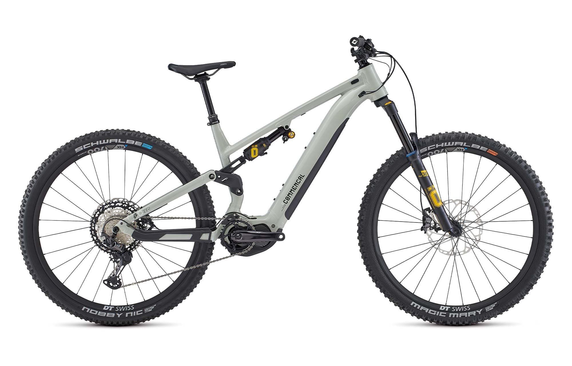 Bicicleta Eléctrica Doble Commencal META POWER TR OHLINS EDITION ASH GREY - S