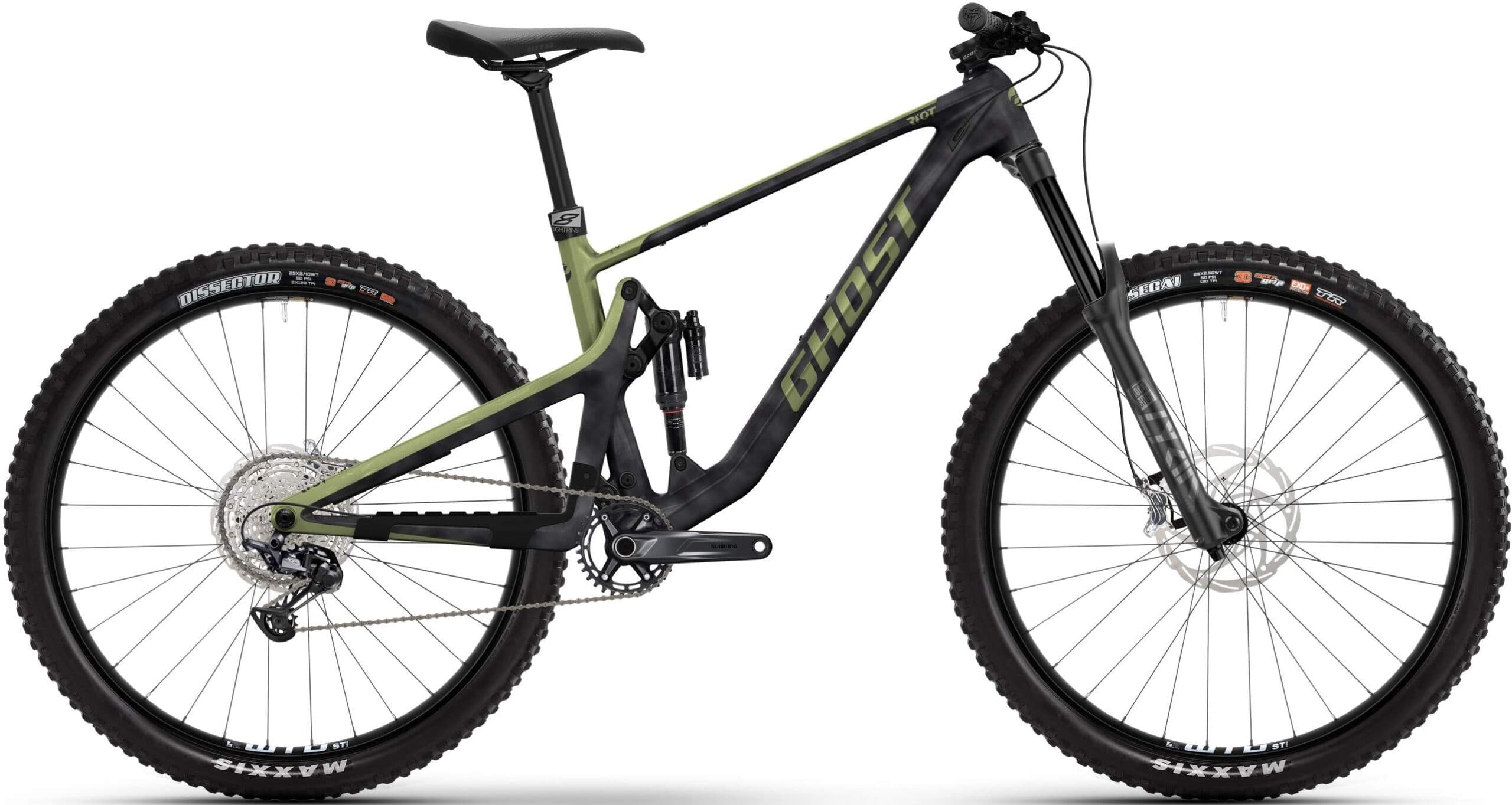 Bicicleta Ghost Riot Trail CF/CF 150/140 Pro 2025 - M