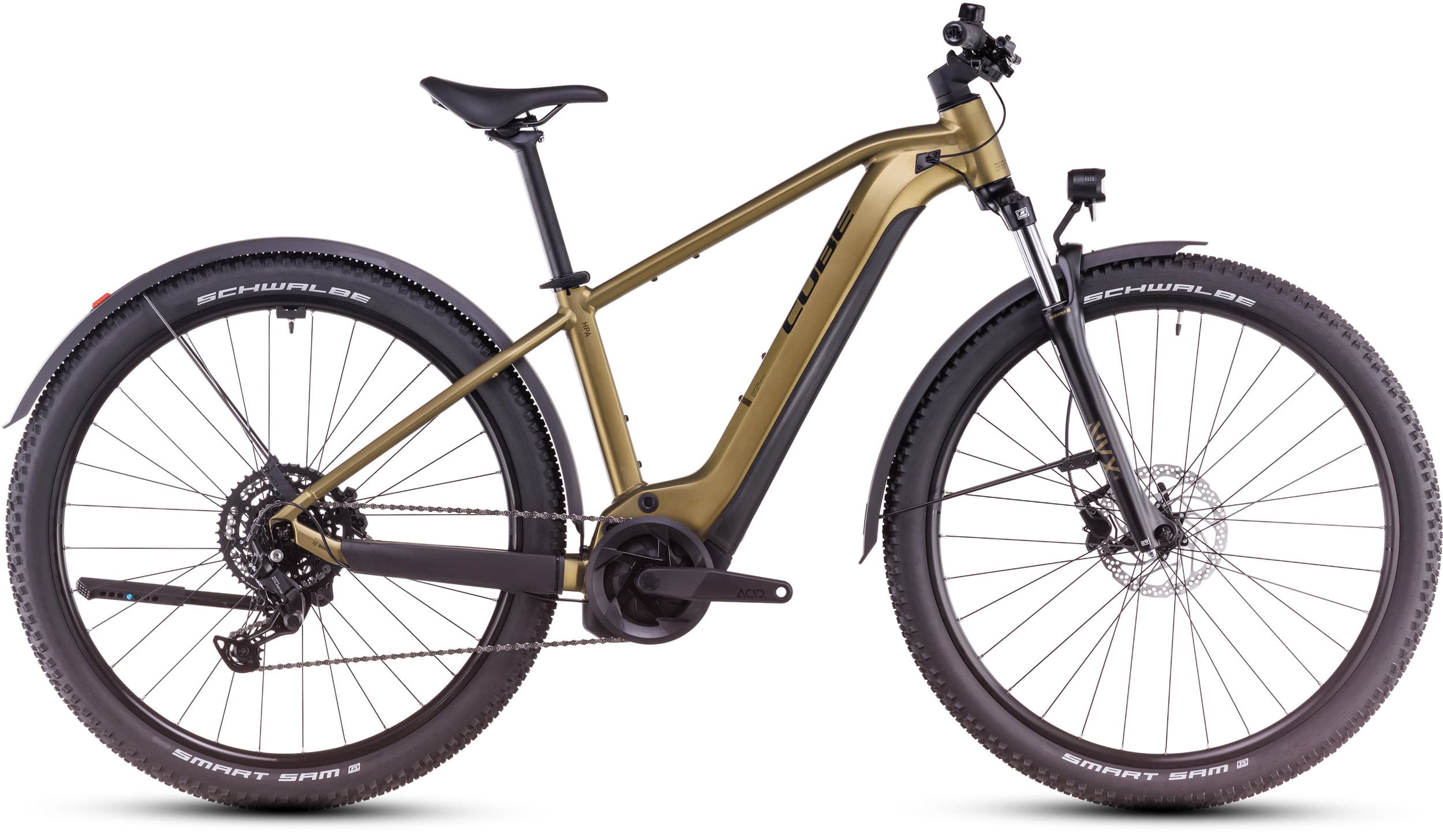 Cube Reaction Hybrid Performance 500 Allroad goldenlime´n´black - Schwarz , L