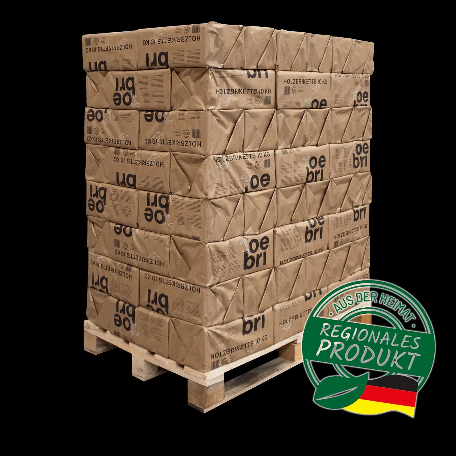 Oebri Ruf Premium Briketts 96 x 10 kg
