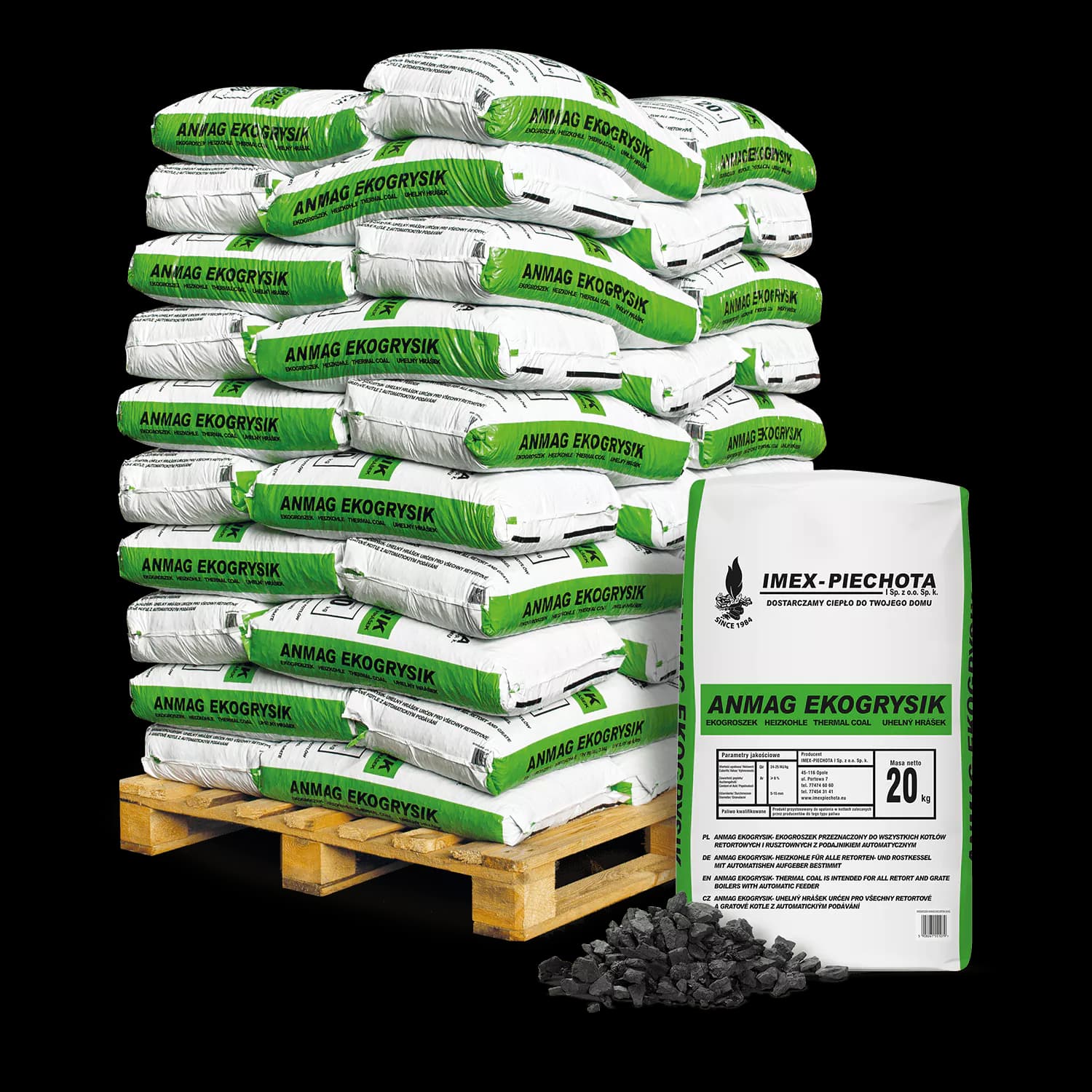Steinkohle 5 - 15 mm 50 x 20 kg