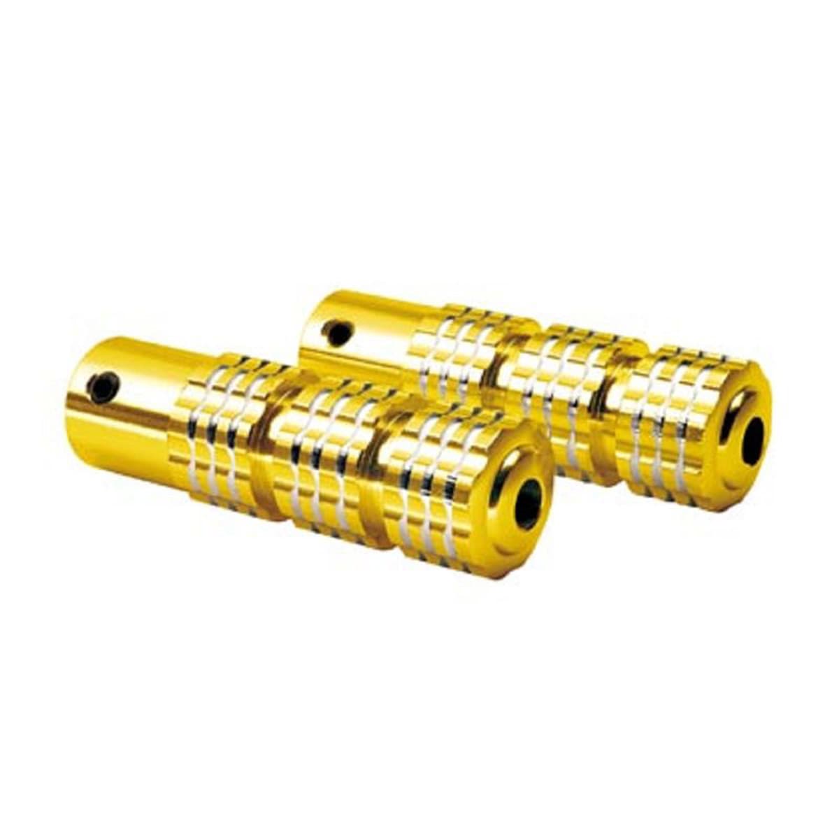 Tun'r - Repose Pieds Pilote Cyclo - Molete Rond - Or