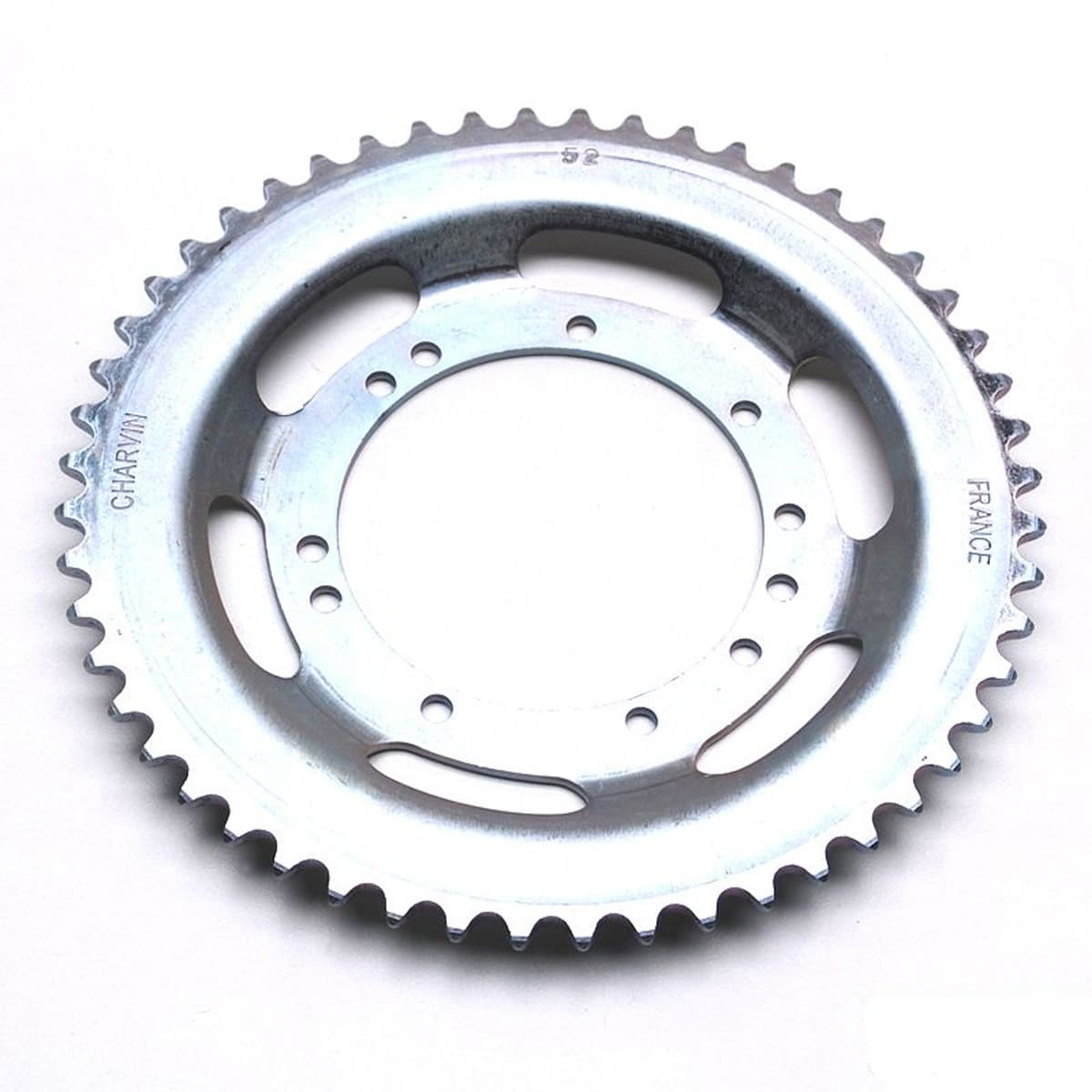 Charvin - Couronne Peugeot 103 Roue Leleu À Rayons - 52 Dents