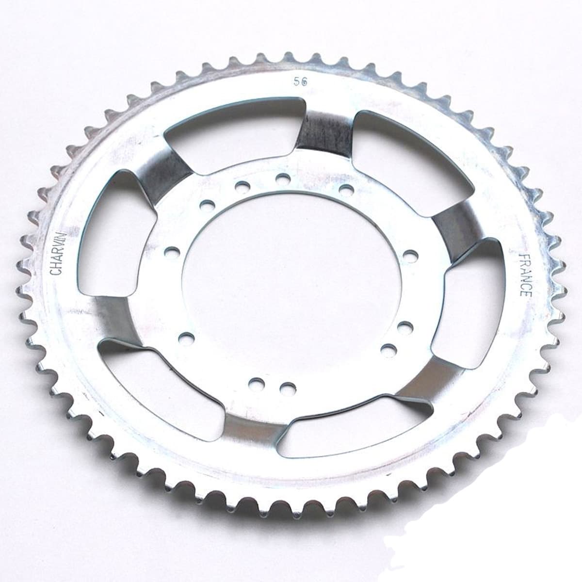 Charvin - Couronne Peugeot 103 Roue Leleu À Rayons - 56 Dents