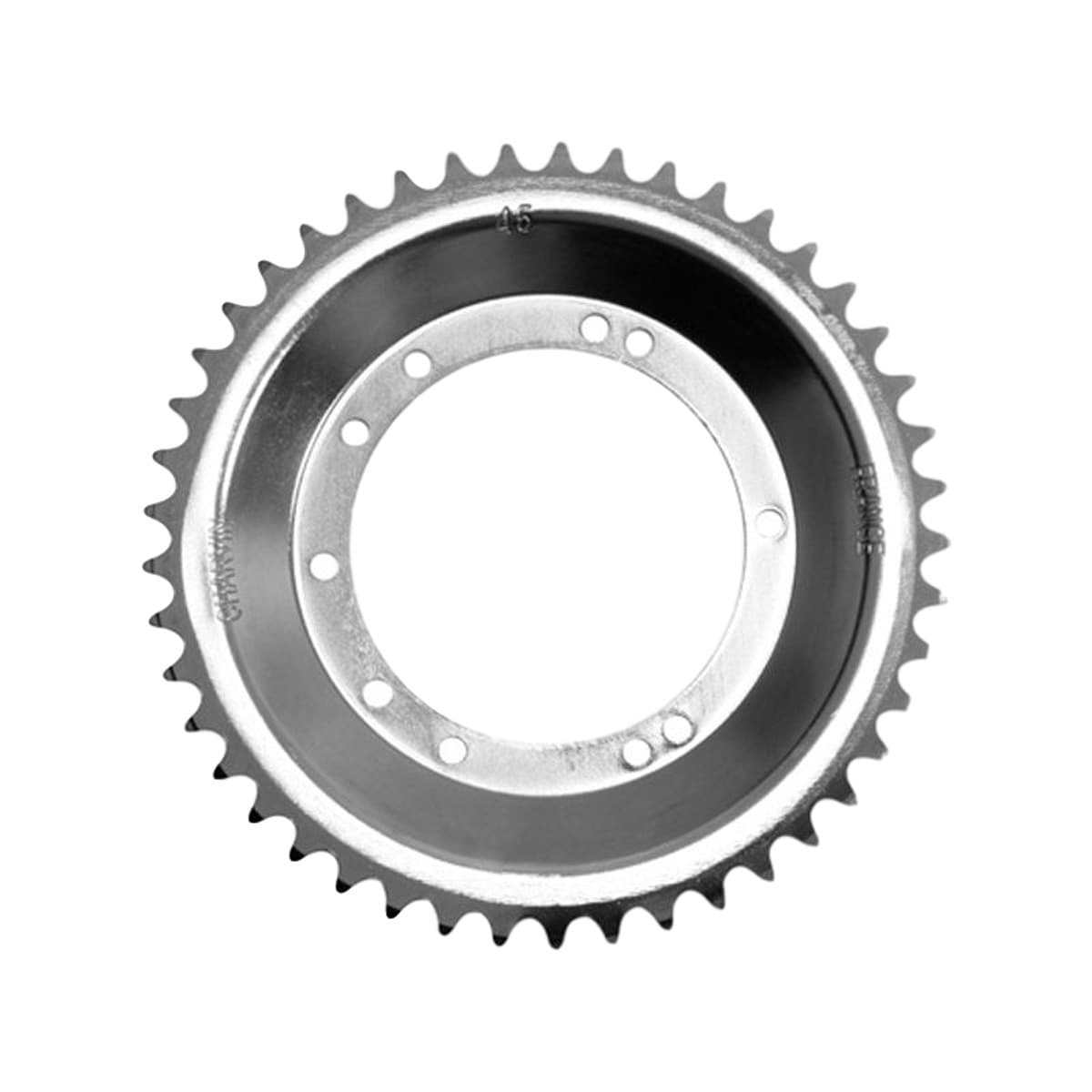 Charvin - Couronne Peugeot 103 Roue Leleu À 5 Bâtons Tôle - 45 Dents