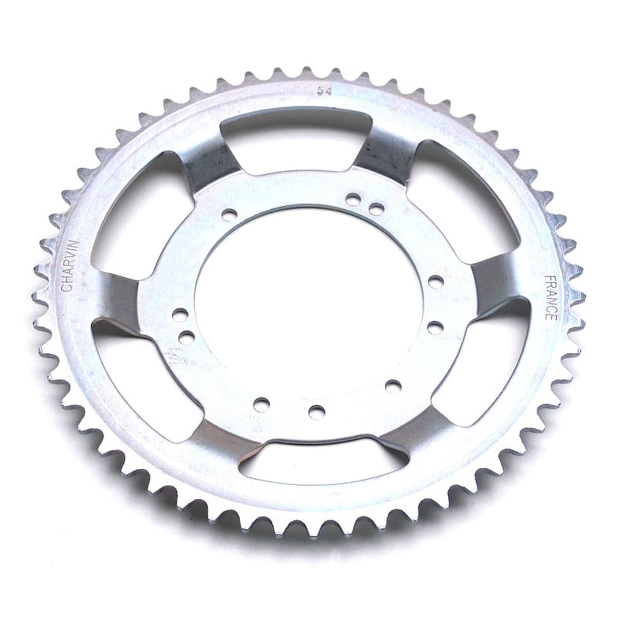 Charvin - Couronne Peugeot 103 Roue Leleu À 5 Bâtons Tôle - 54 Dents